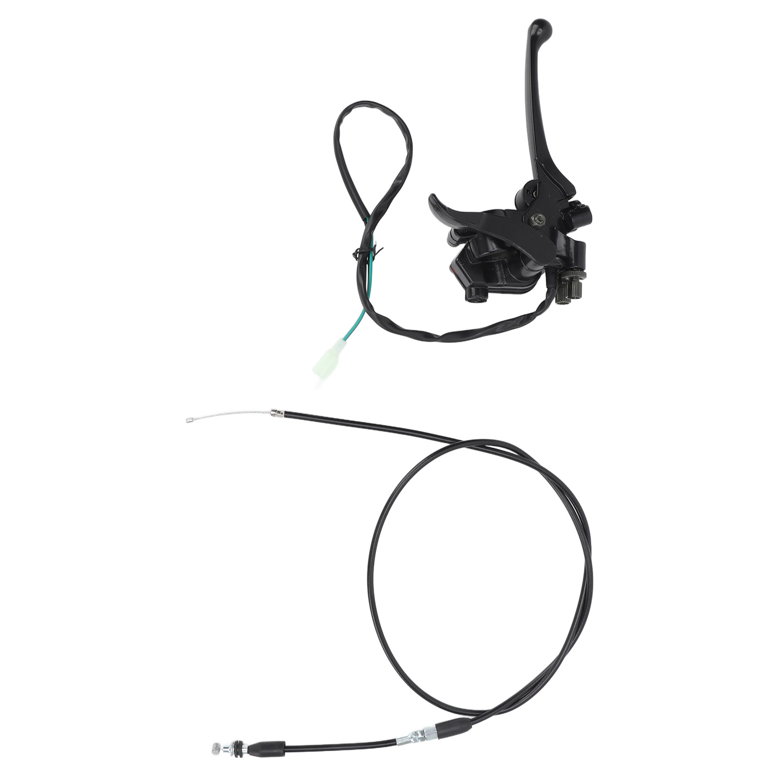 Daumengasgriff Mit Kabel Und 22-mm-doppelbremshebel Aus Aluminium Für Quads Und Go-karts Mit 50–250 Cm³ Hubraum