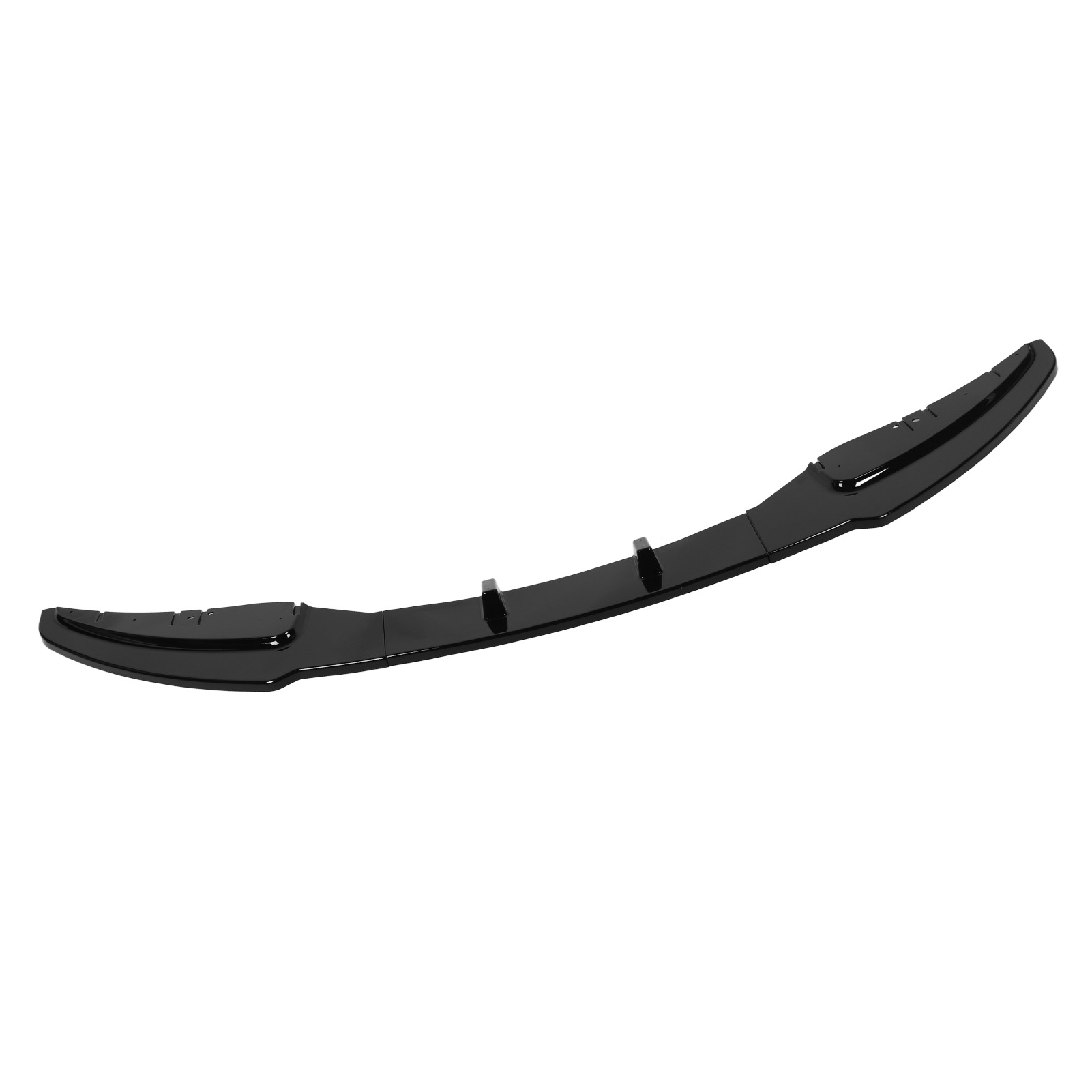 3x Frontspoilerlippe Für Bmw 1er E81 E82 E87 E88 Lci Standard Edition 2008-2011, Glanzschwarz