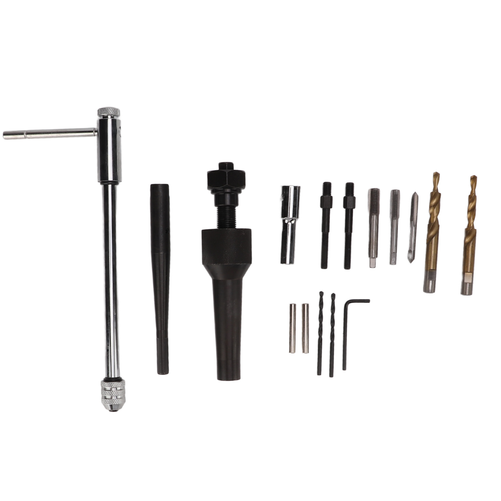 16-teiliges Glühkerzen-ausbauwerkzeug-set, Tragbarer Metrischer Auszieher Aus Stahl, Geeignet Für Beschädigte 8-mm- Und 10-mm-glühkerzen