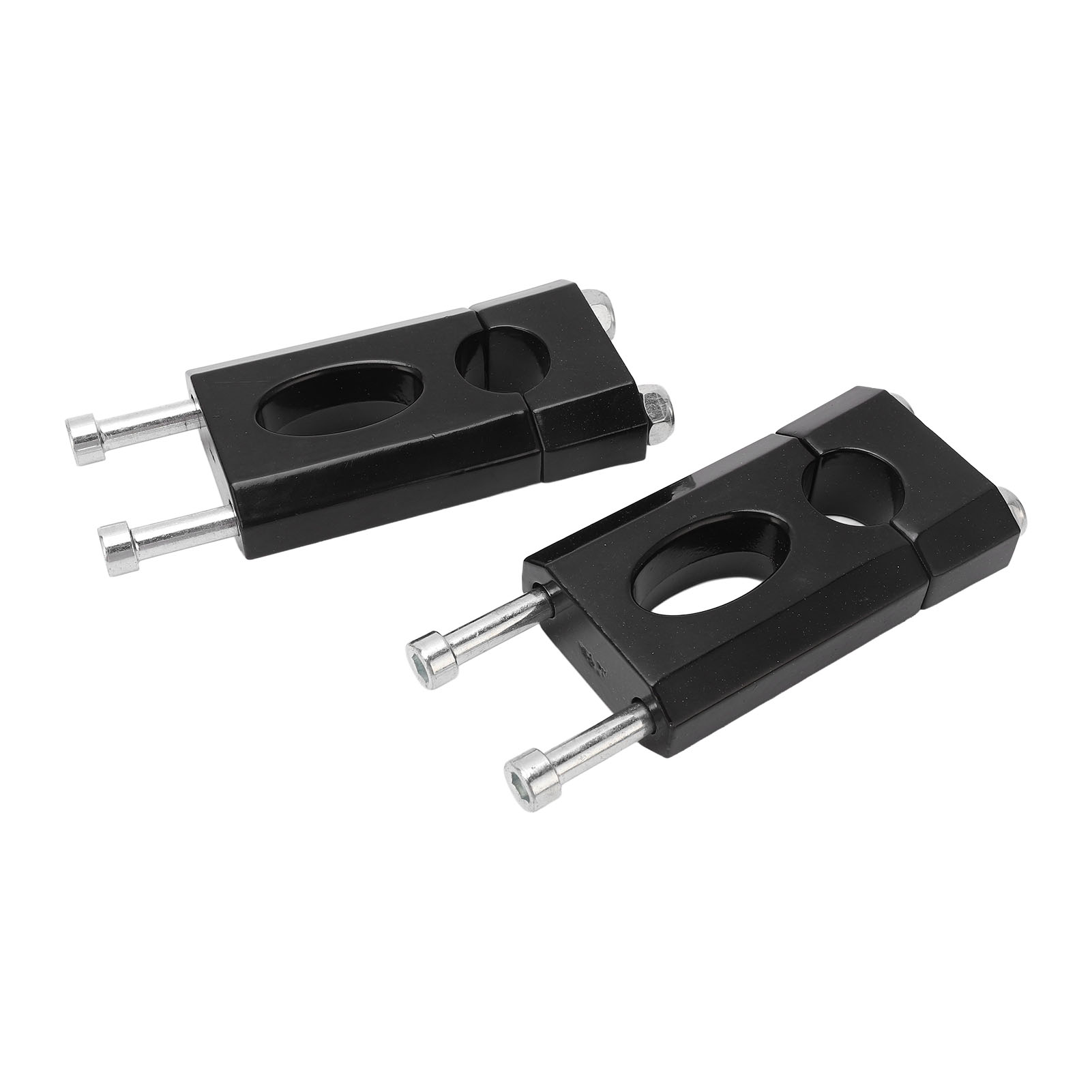 7/8 Zoll Lenkererhöhung Aus Schwarzem Aluminium, Motorrad-lenkerklemmen, Paar Lenkerklemmen