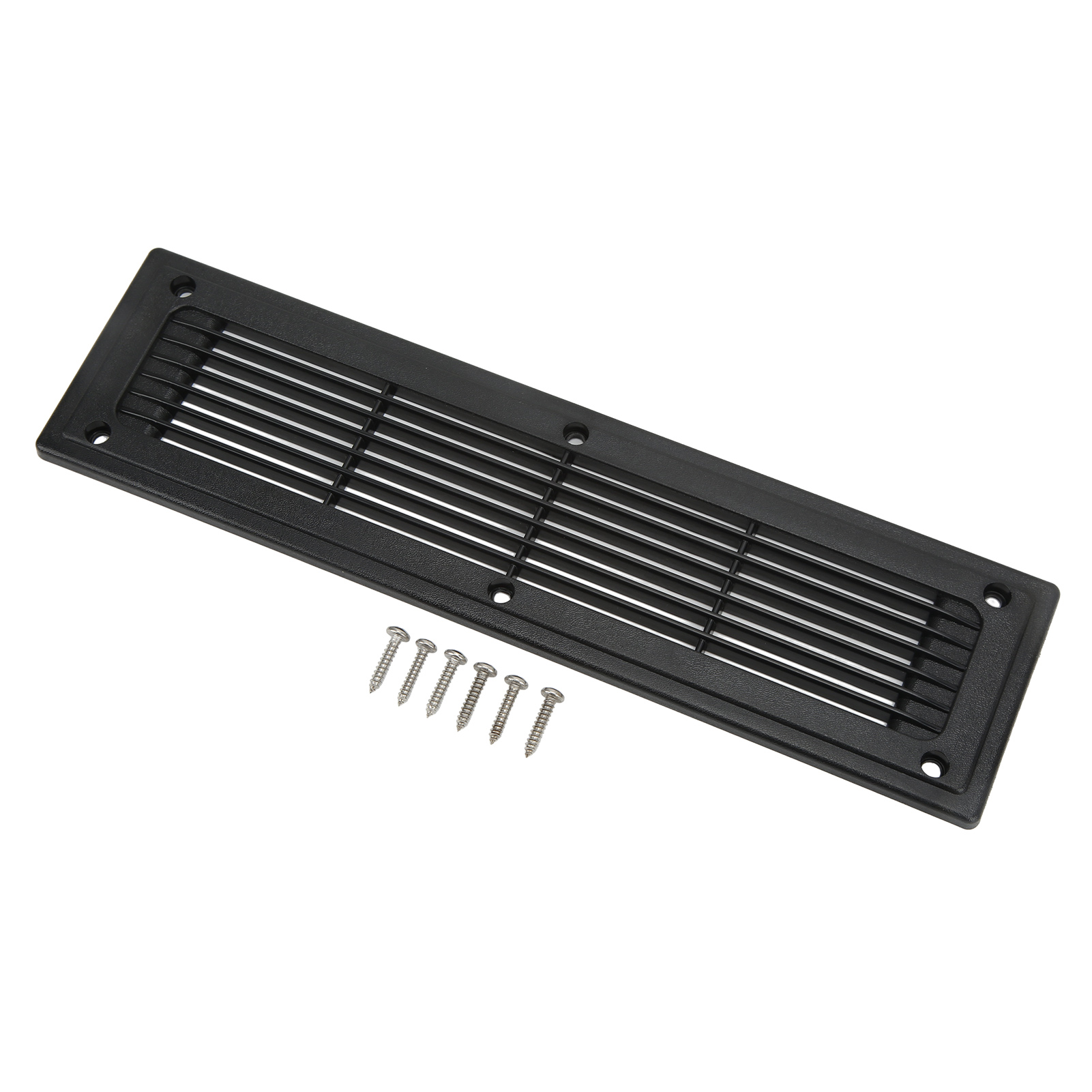 Rechteckiges Lüftungsgitter 300x80mm, Lüftungsauslass Aus Aluminium Für Wohnmobile, Busse, Anhänger, Küchenschränke, Luftauslassplatte Mit Lamellen.