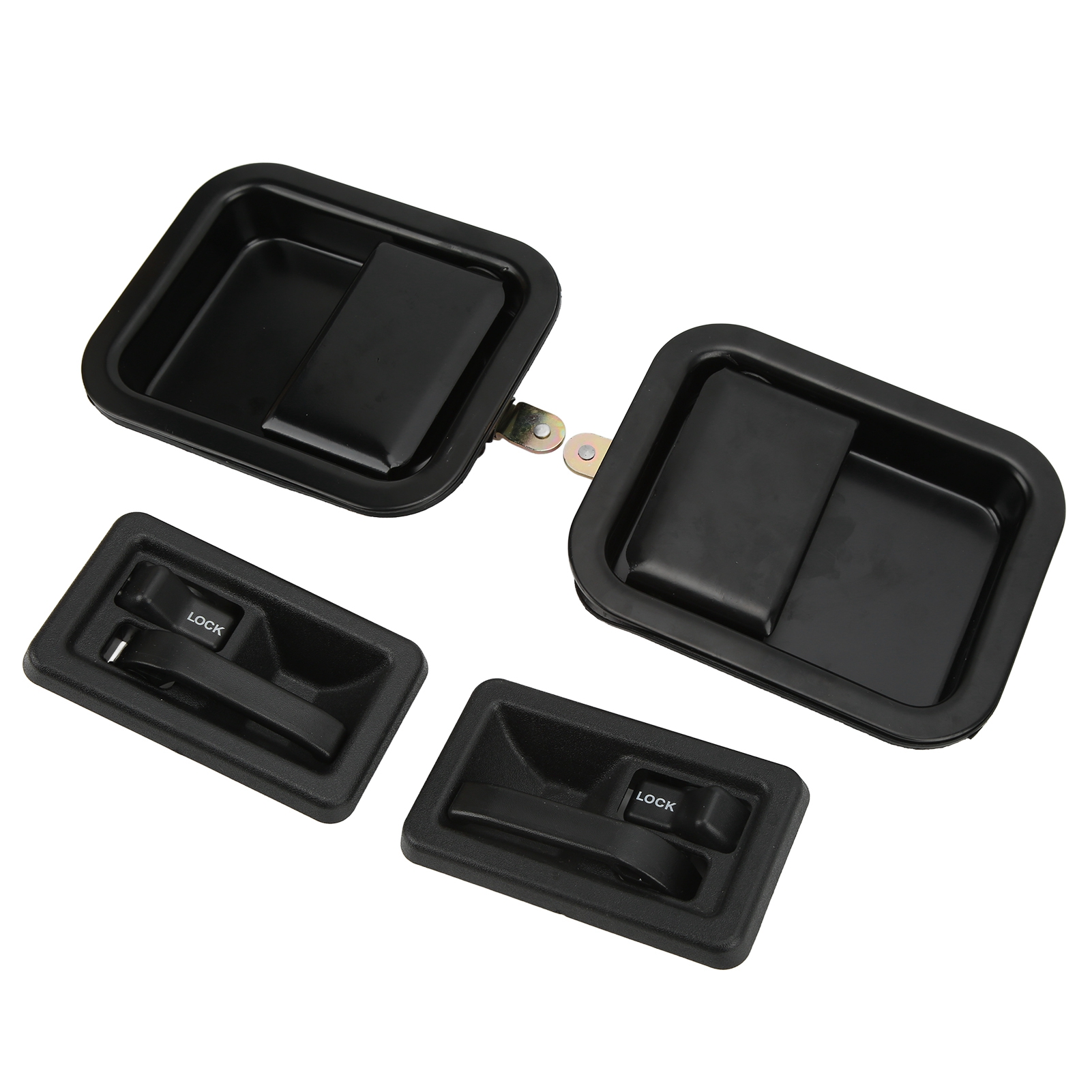 Außen- Und Innentürgriffe, Satz Mit 4, Vorne Links/rechts 55176476ac, Ersatz Für Jeep Wrangler Yj 1991-1996.