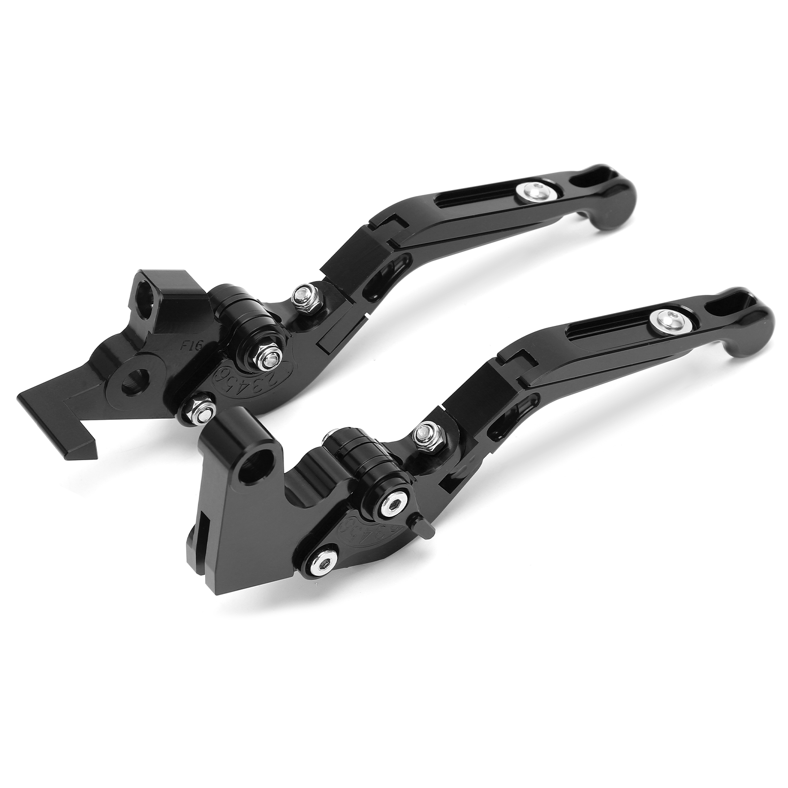 2 Cnc-gefräste, Verstellbare Motorradbrems- Und Kupplungshebel Aus Schwarzer Aluminiumlegierung, Ersatz Für Yamaha Xj6 Diversion 2009–2015, 2-teiliges Set