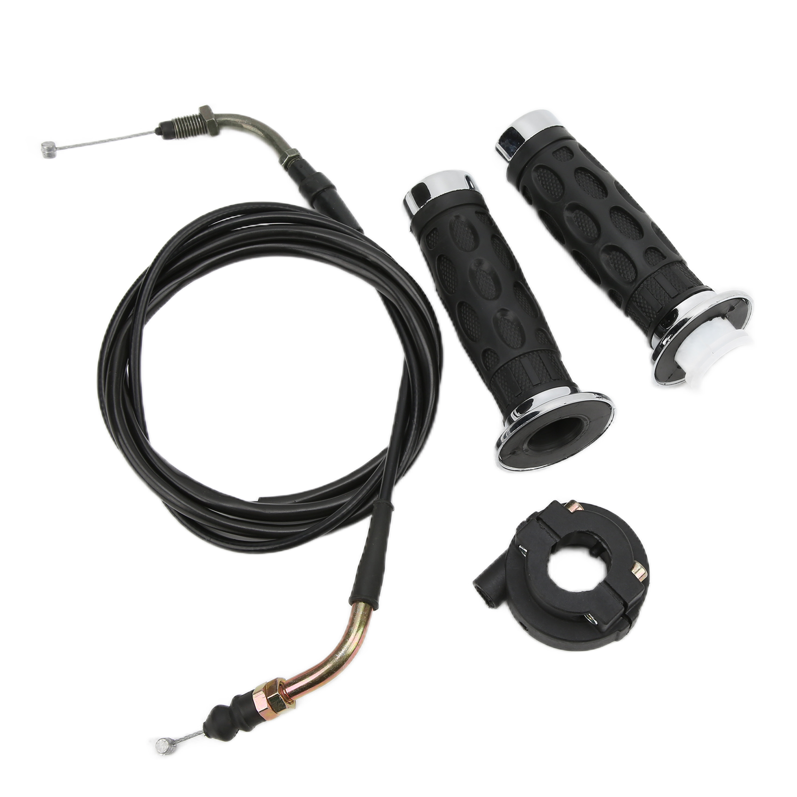 7/8-zoll-drehgasgriffe Mit Kabelhalterung Für Gy6 50-125 Cm³ Roller, Motorräder Und Quads, Ersatzteilset