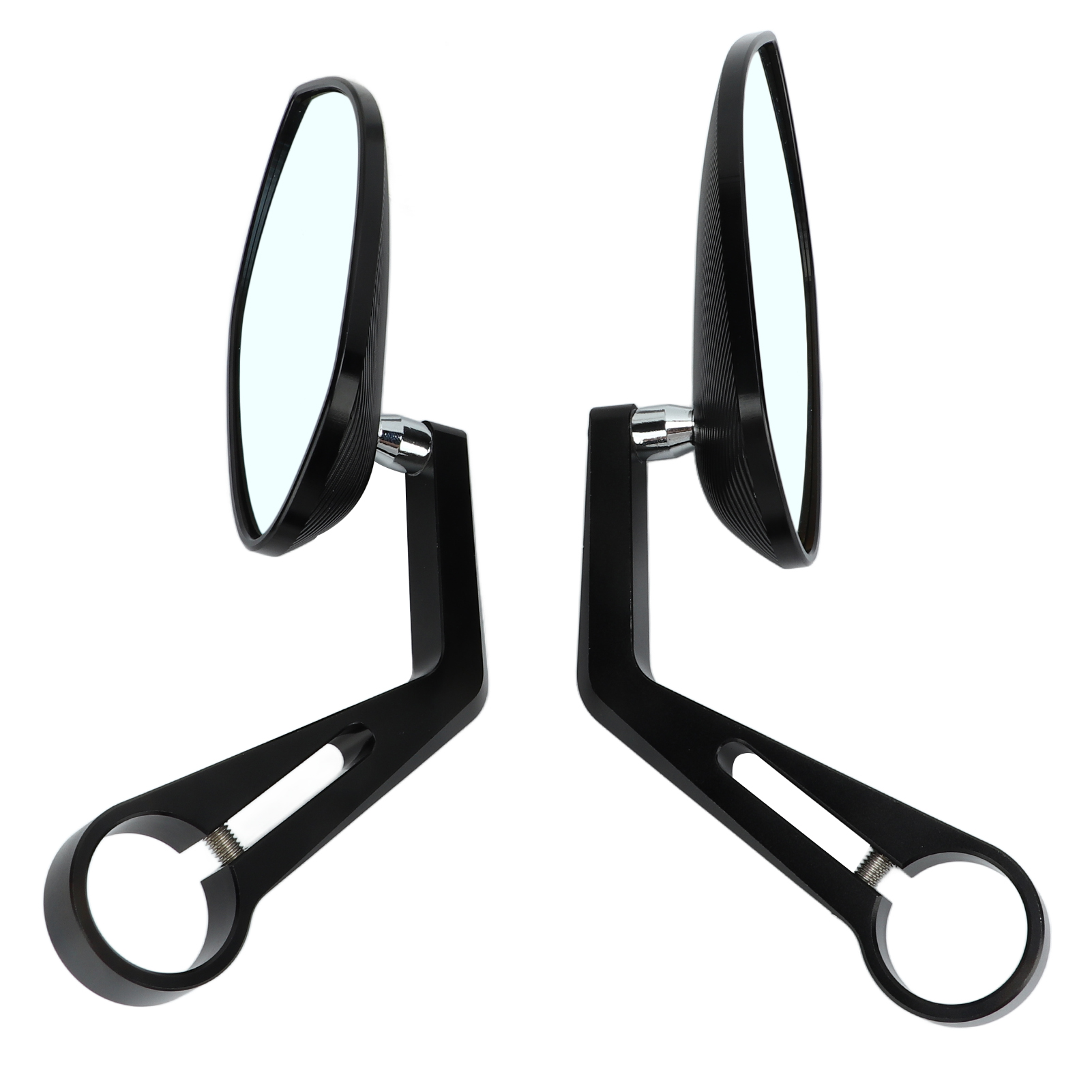 Universelle Motorradspiegel 22 Mm/0,87 Zoll, 2-teiliges Set, Schwarz, Seitenlenker-ersatz, Kompatibel Mit Suzuki Gsx250r Gsxr600 Gsxr750