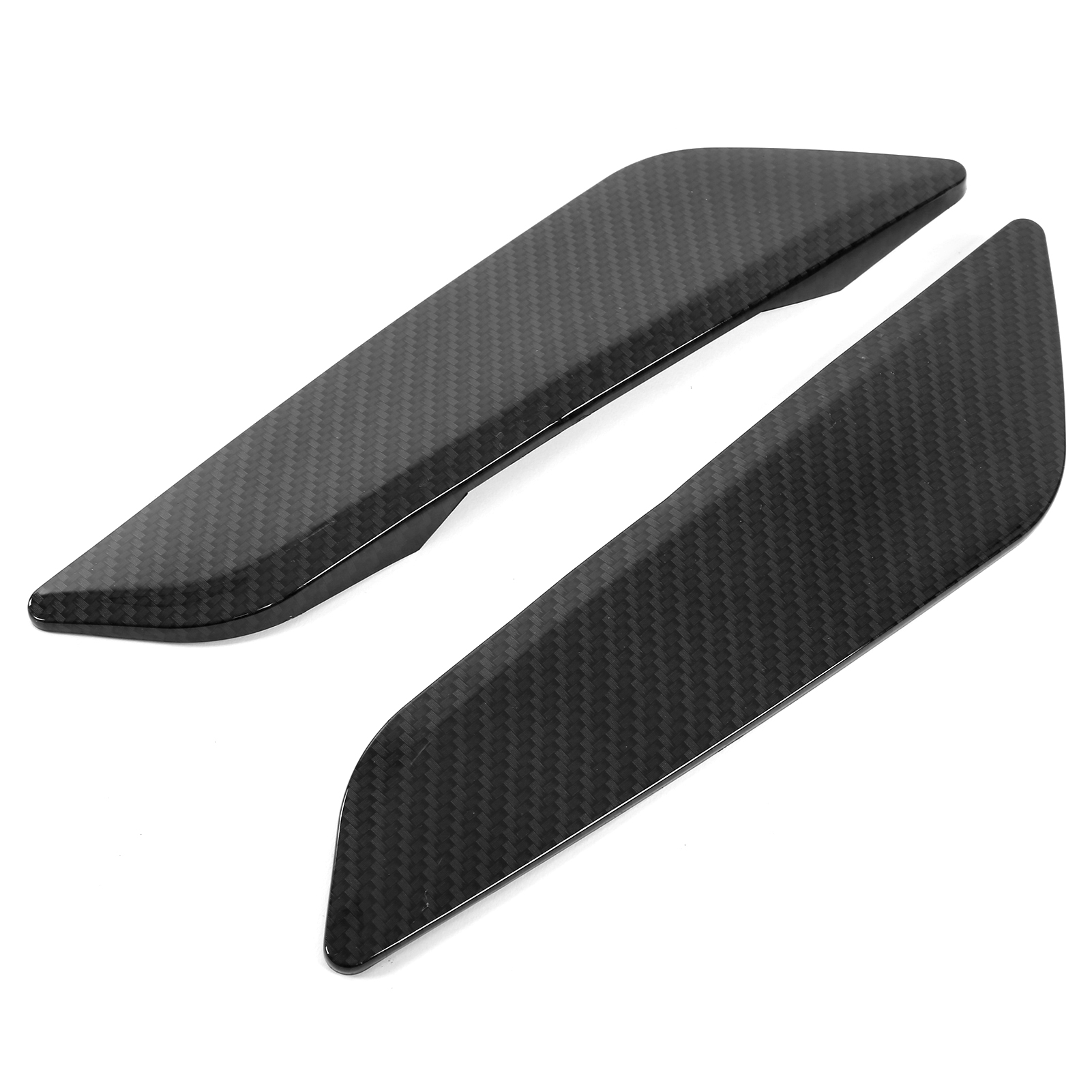 2x Seitenwindabweiser Für Kotflügel, Vorne Und Hinten, Kompatibel Mit Bmw 5er G30 (2017–2020), Carbonfaser-optik, Paar