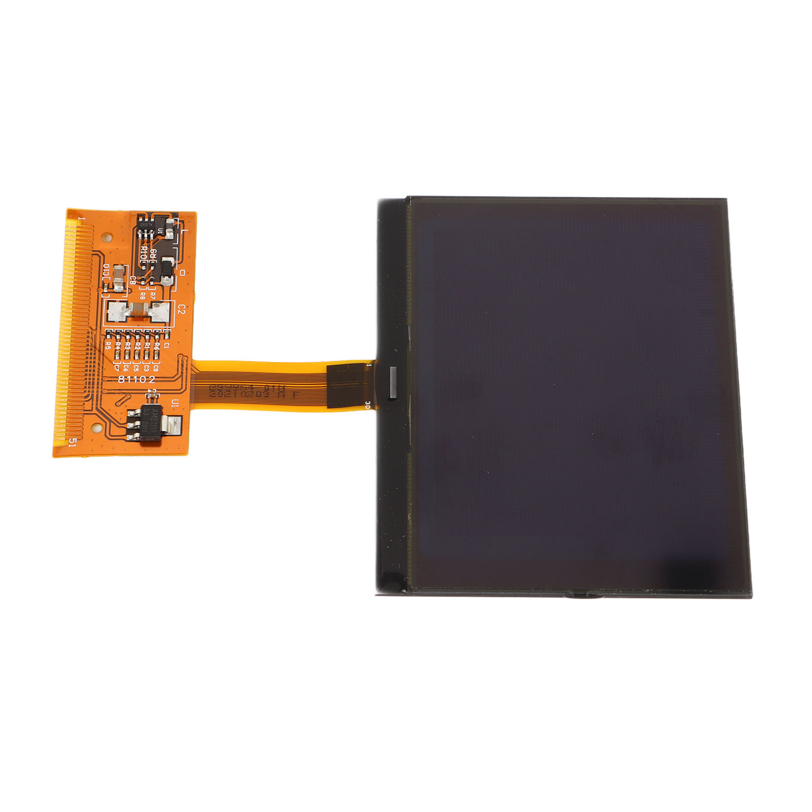 88x64 Pixel Lcd-bildschirm Für Armaturenbrett Für S3 Tt A6, Ersatzinstrumentenanzeige, Ersatzteil, Reparaturbildschirm, 2 Stück, Schwarz.