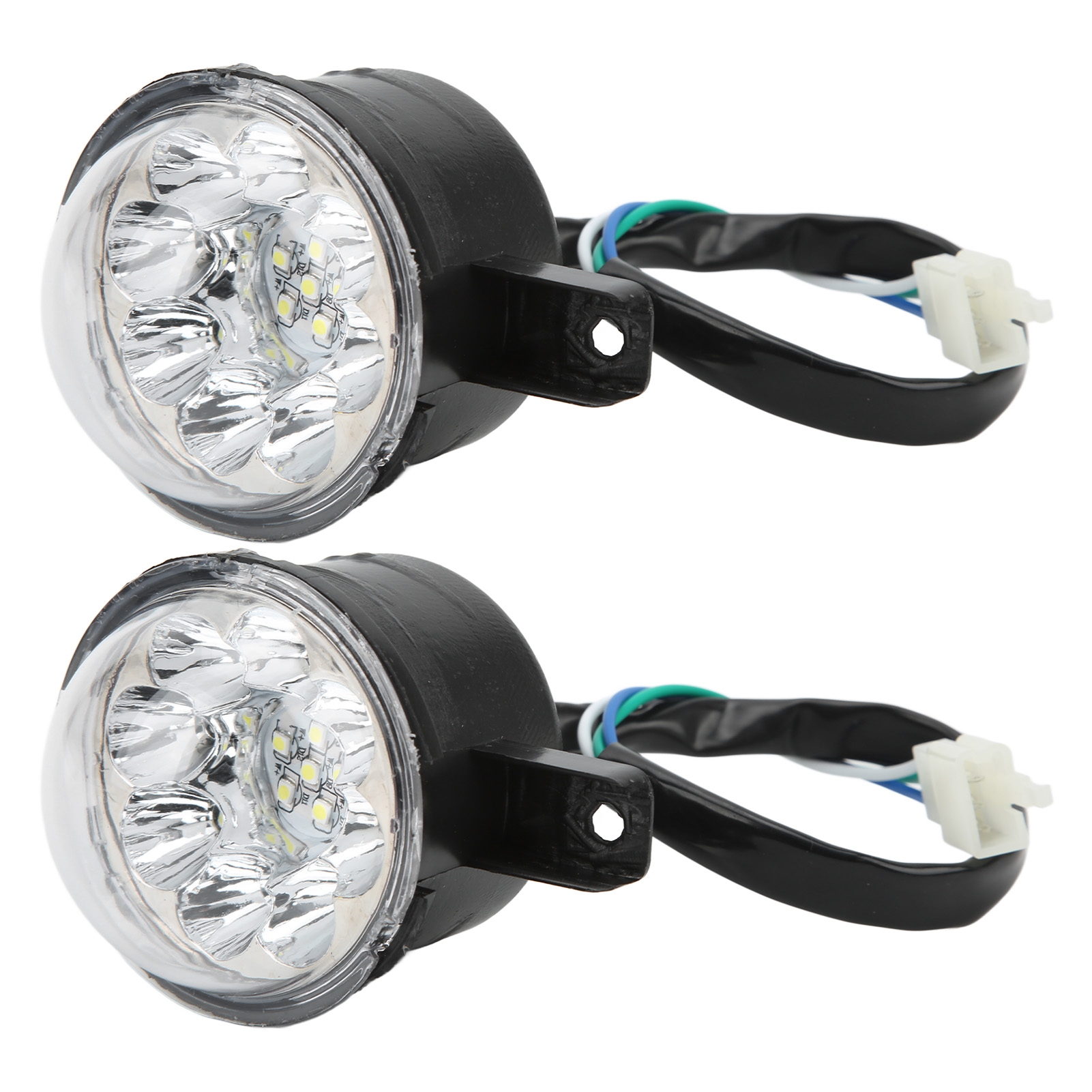 12v 14-led-scheinwerfer, 3-adriger Scheinwerfer Für 50ccm, 70ccm, 90ccm, 110ccm Und 125ccm Quads, Lampe Mit Montagehalterung