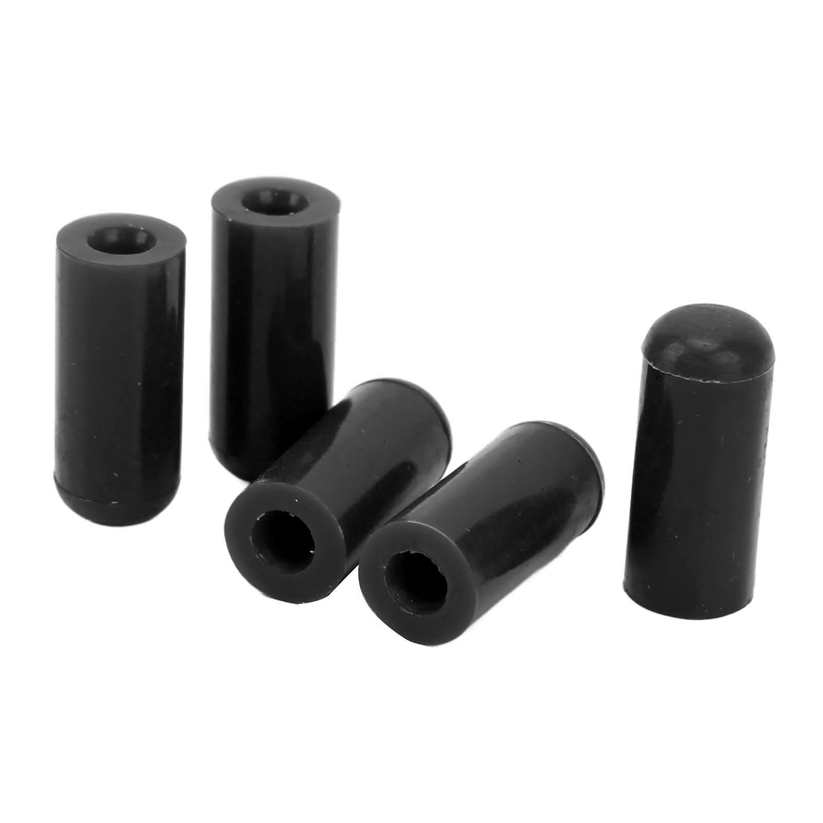 10 Stück Universelle 4-mm-ansaugschlauch-endkappen, Hitzebeständiges Silikon, Schwarze Dichtungskappen Für Bov-leitungen