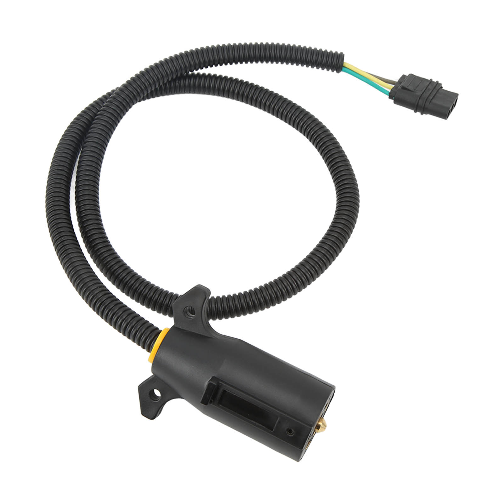 7-poliger Auf 4-poliger Anhängeradapter, Bremslicht-kabelbaum, Universalstecker, Anhänger-verkabelungssatz, 12 V, Bremslichtsteuerung