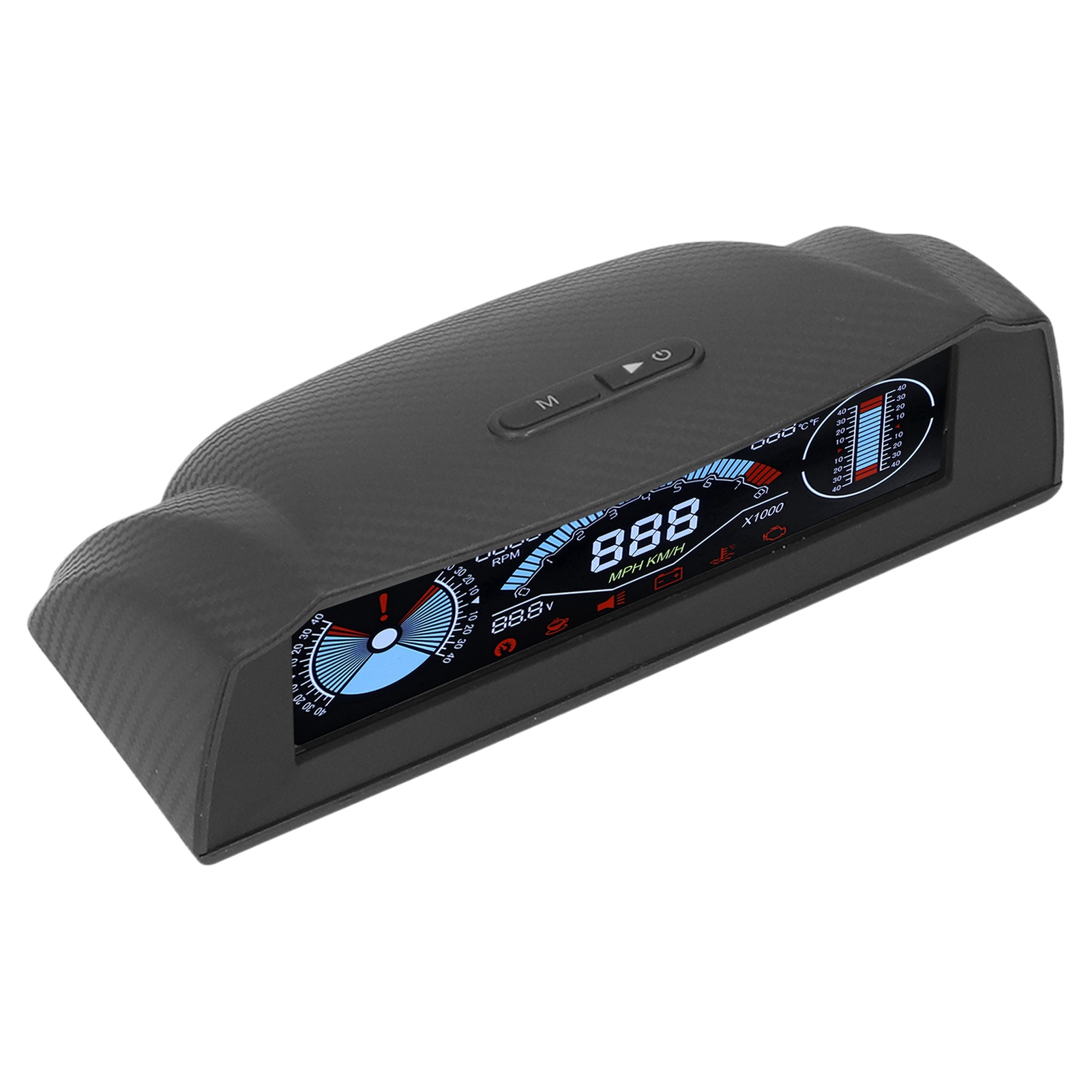 Multifunktionales Smart-hud-display, Farb-lcd-anzeige, Obd-geschwindigkeits- Und Spannungsanzeige, Universell