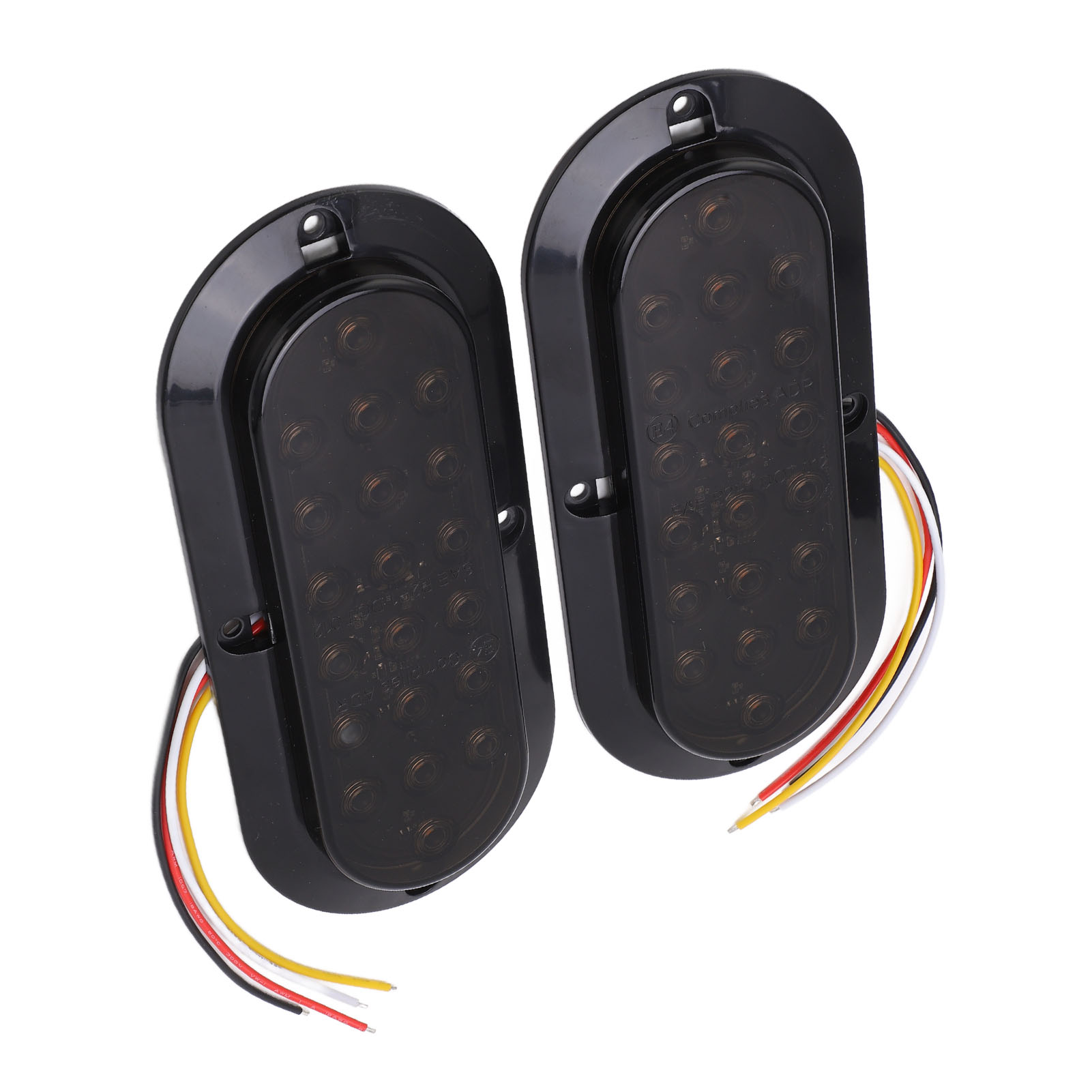 Set Aus 2 Led-rückleuchten + 20 Positionsleuchten 3500k Für Anhänger, Pkw, Transporter, Nutzfahrzeuge