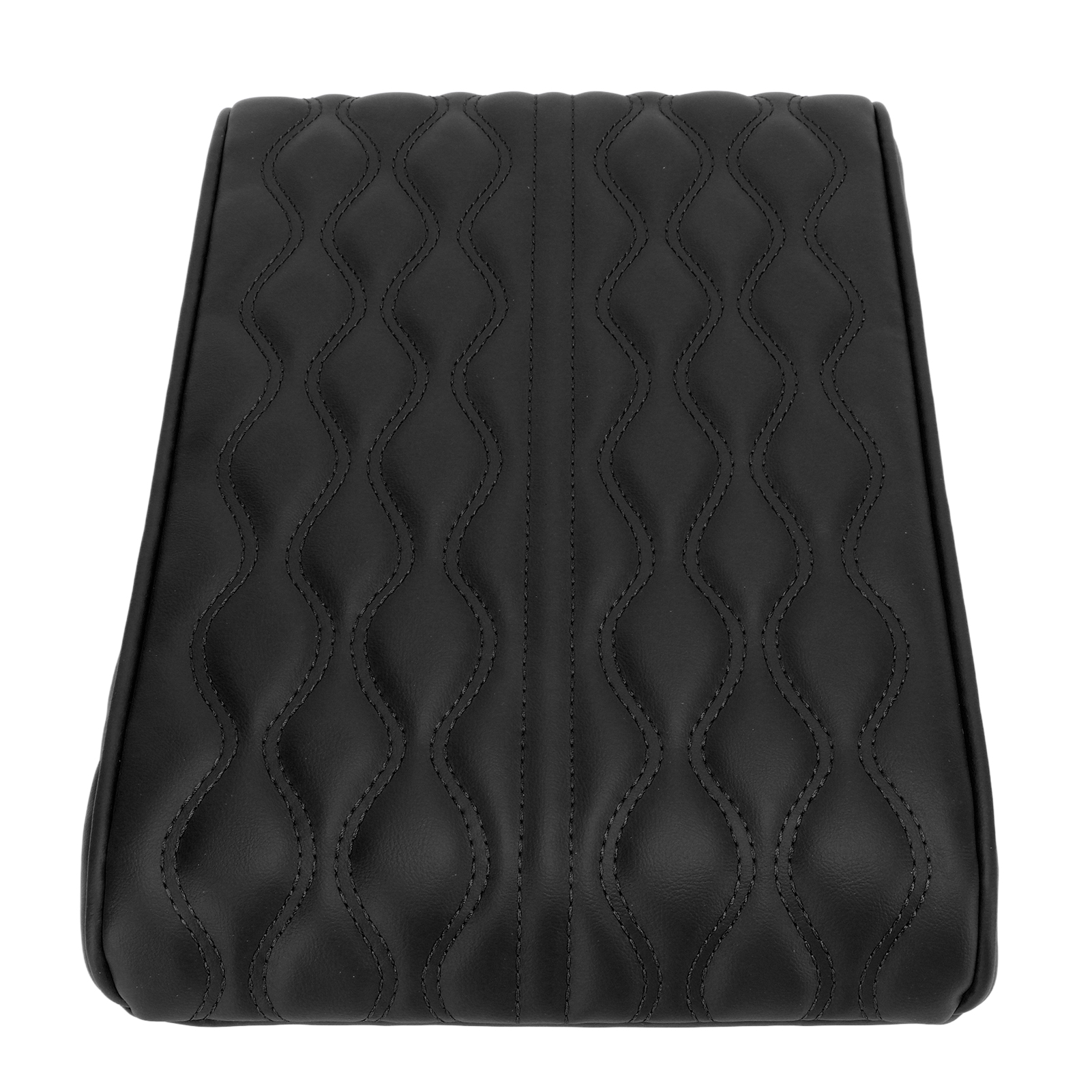 Universal-mittelarmlehnenbezug Aus Pu-leder, Wasserdicht, Mit Elastischem Gurt, Passend Für Pkw, Suv, Pick-up, Lkw, Schwarz