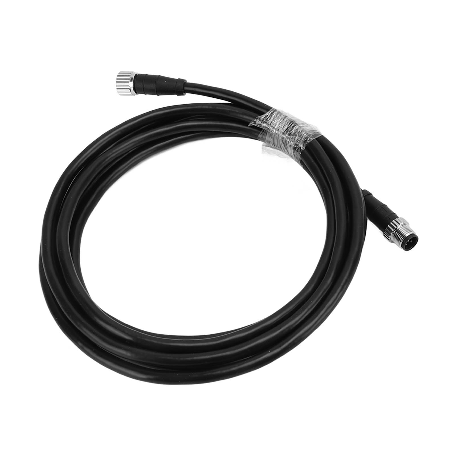 M12 5-poliges Wasserdichtes Anschlusskabel (stecker/buchse) 3 Meter Für Nmea 2000 Netzwerk, Robuster Flachstecker, Länge 3 M, Paar Ip67-stecker, Marine-anschlussset.