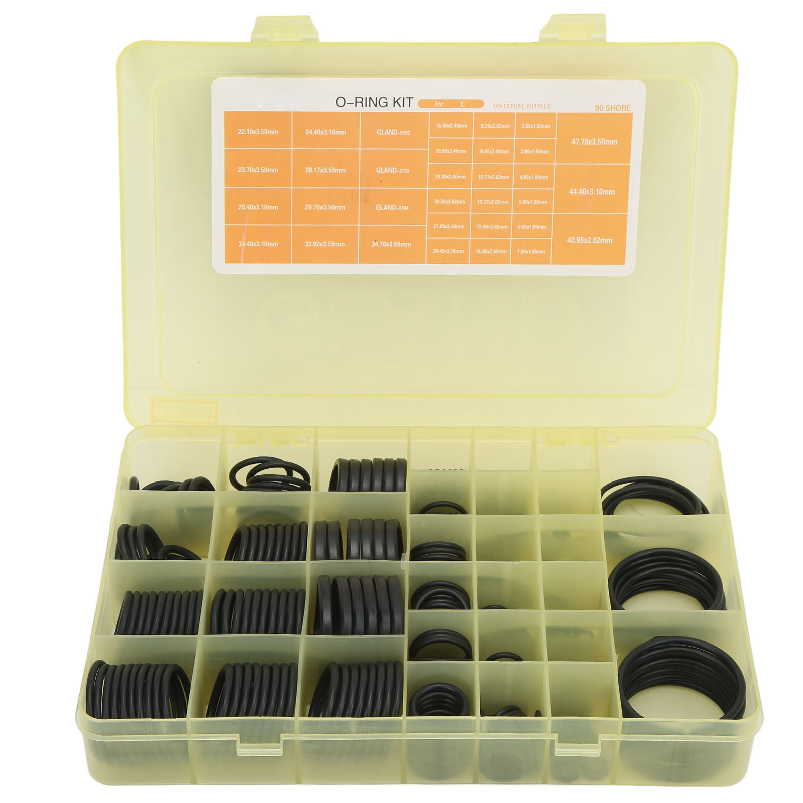 Kit 396 Universal-o-ringe, Gummisortiment 3702 Für Carter E Hydraulikpumpe, Dichtungen Für Bagger, Ersatz-o-ringe, 396 Stück.