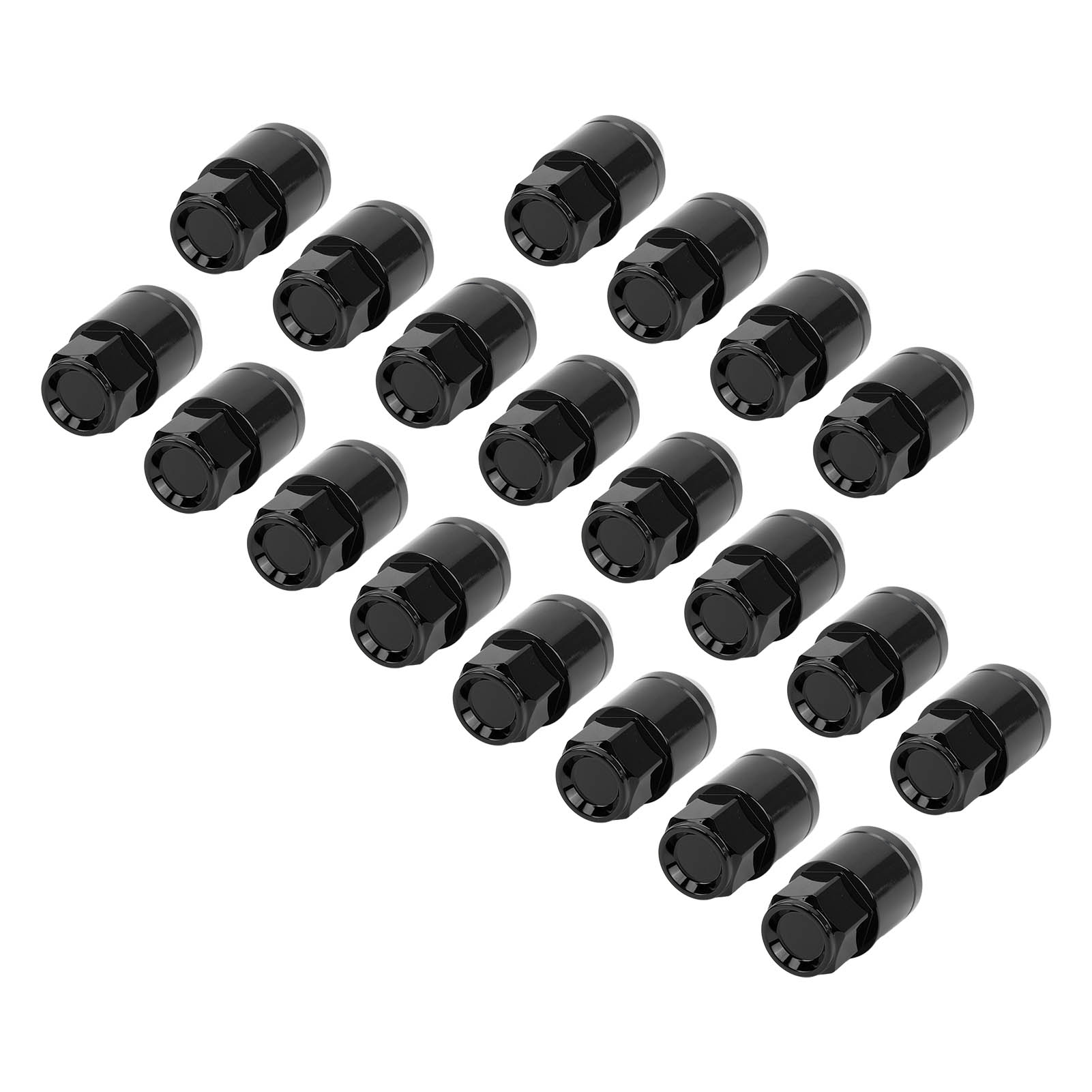 M12x1,5 19 Mm L42 Mm Hochfeste, Rostfreie Radmuttern, Professioneller Universalersatz Für Mitsubishi, Schwarz, 4er-set
