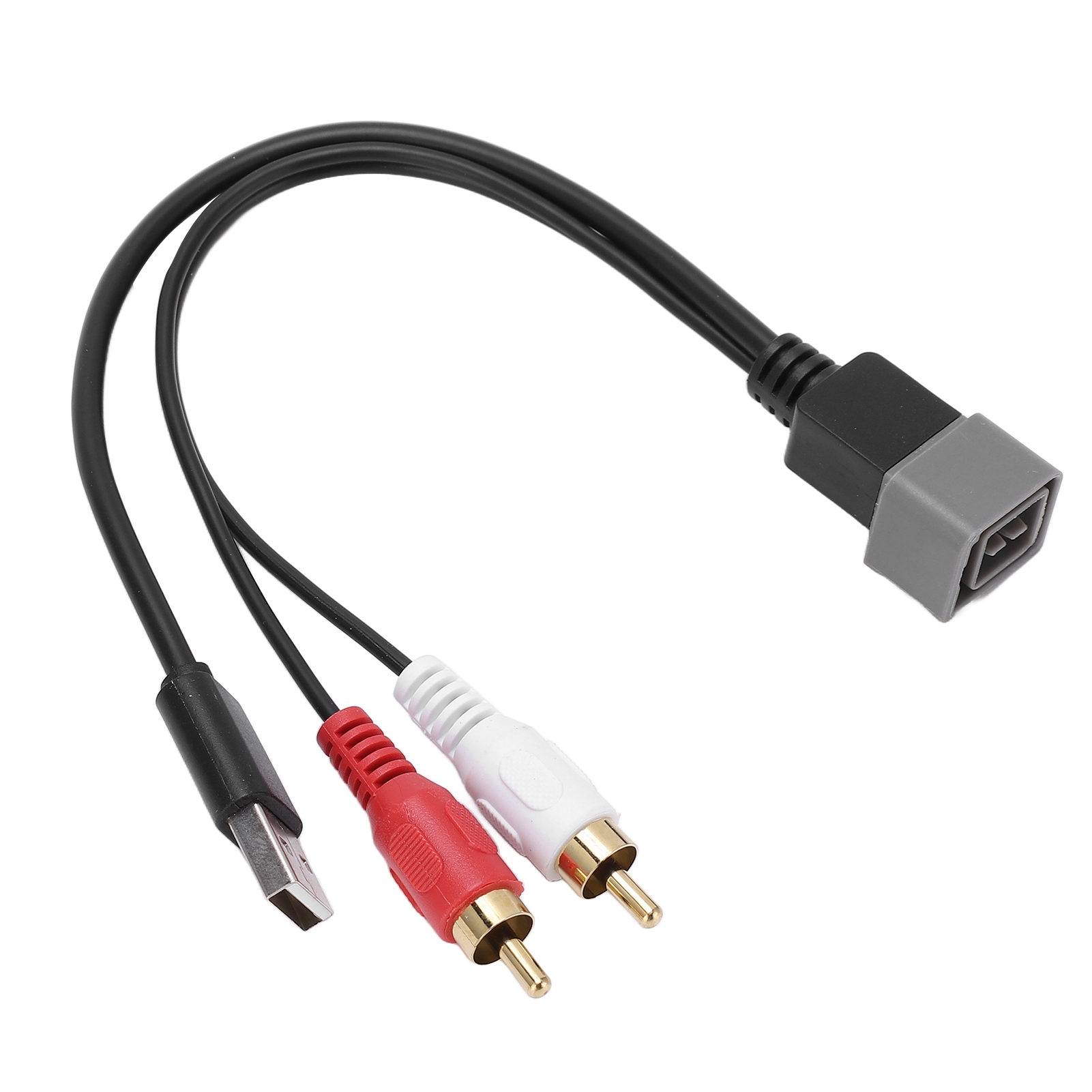 8-poliges Usb-auf-cinch-adapterkabel, 23 Cm, Für Nissan Cube, Juke Und Versa Autoradios, Ersatz Für Autoradios, 23 Cm Langer Audioanschluss