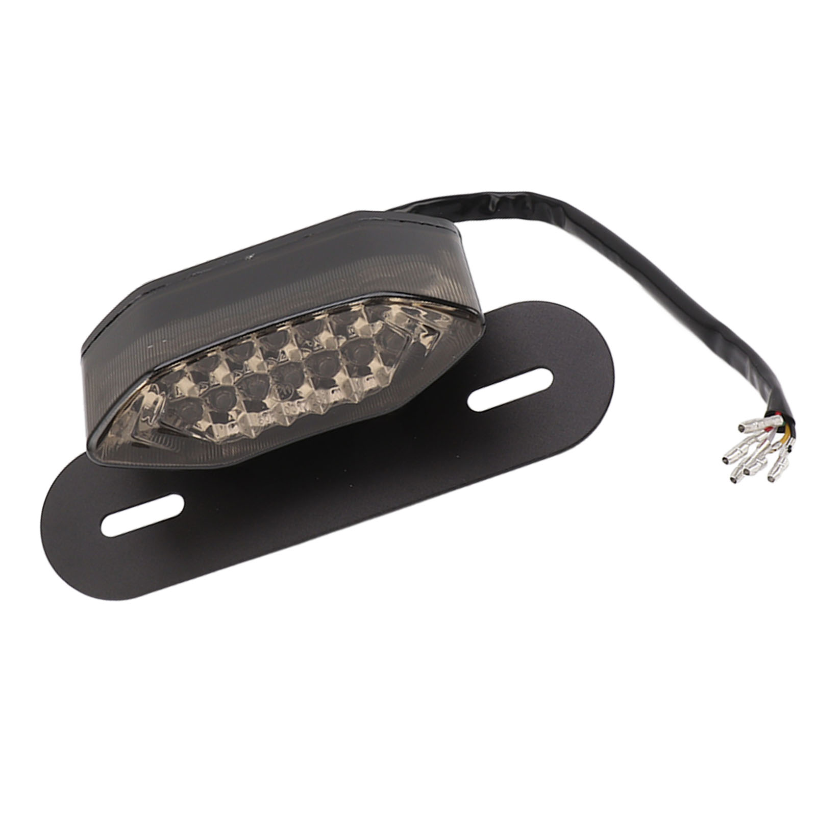 Ultrahelles, Wasserdichtes Led-motorradrücklicht, 5-adrig, Universell Schwarz Für Motorräder, Leistungsstarke Beleuchtung Für Roller Und Custom-bikes.