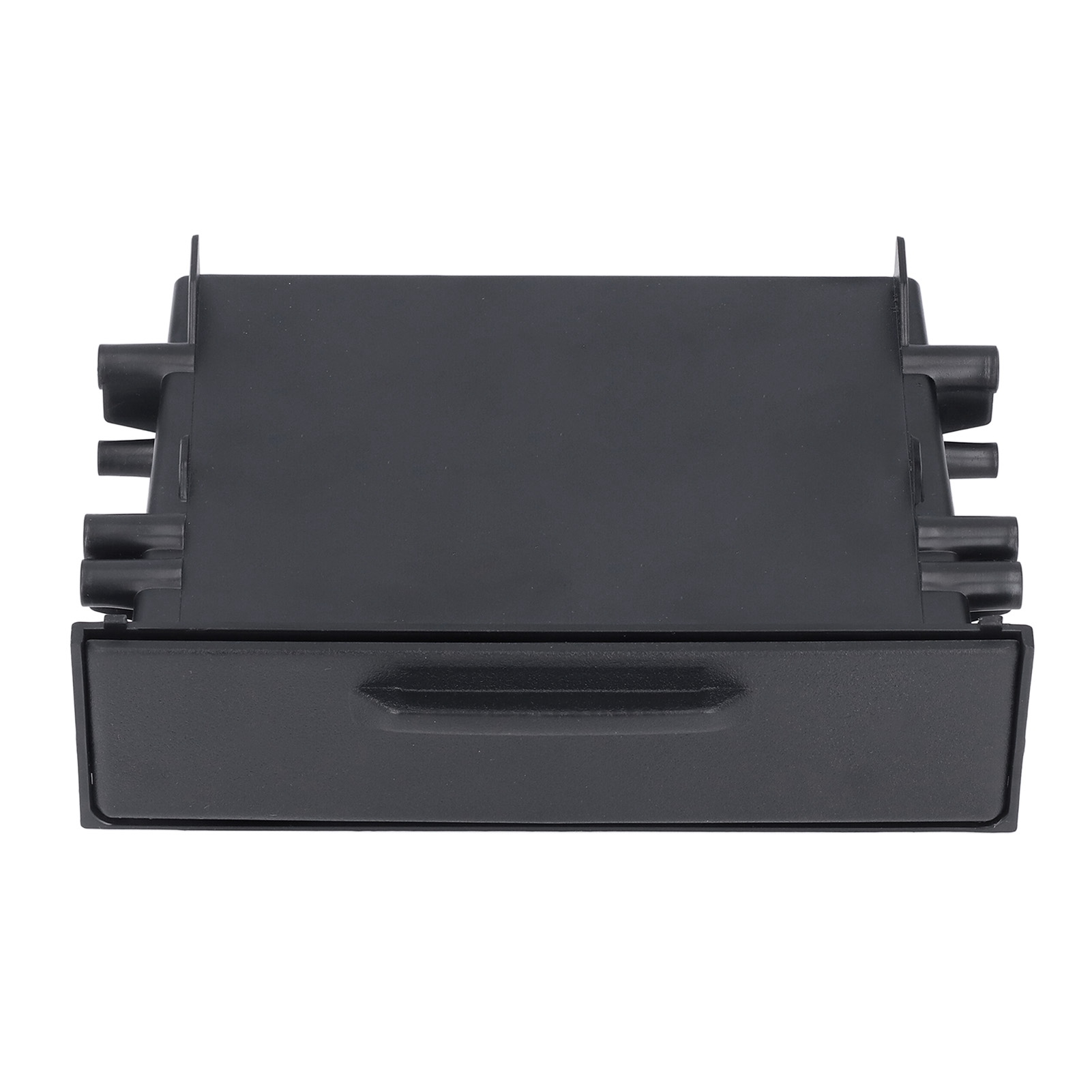 1-din-autoradio-aufbewahrungsbox, Schwarzes Abs, Universeller Innenorganizer, Kompatibel Mit Mitsubishi