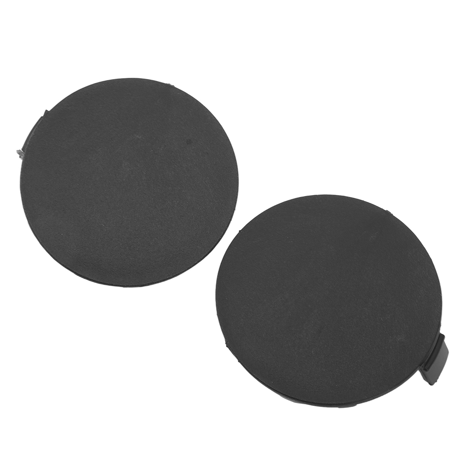 Paar Vordere Abschlepphakenabdeckungen Für Rav4 2013-2015, Links Rechts, Schwarz, Kompatibel Mit 53285 0r060, Stoßstangenausführung.