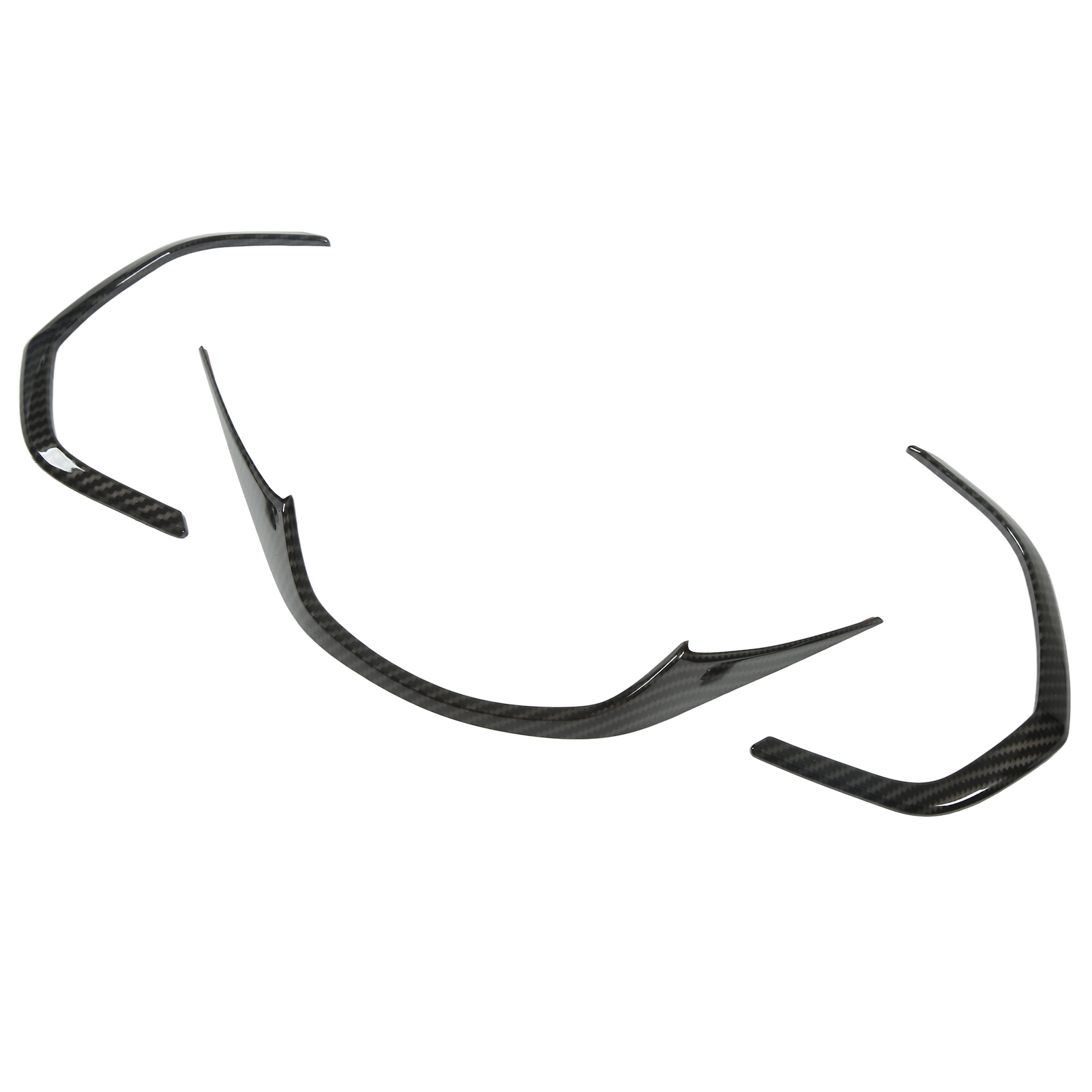 Mittelkonsolen-zierleiste In Carbonfaser-optik Als Ersatzteil Für Corvette C7 2014-2019