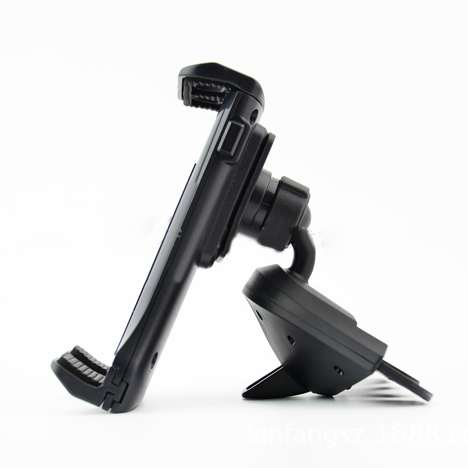360° Drehbare Autotelefonhalterung, Weiches, Klebendes Abs, Universelle Clip-befestigung, Verstellbare Smartphone-halterung, Armaturenbretthalterung.