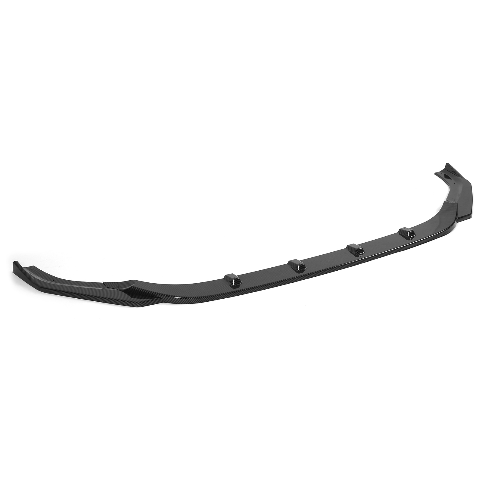 Maxton Style 3-teiliger Frontdiffusor Aus Kohlefaser Für Vw Golf Mk7.5 R 2017-2020 Stoßstange, Lippenspoiler-ersatzsatz.