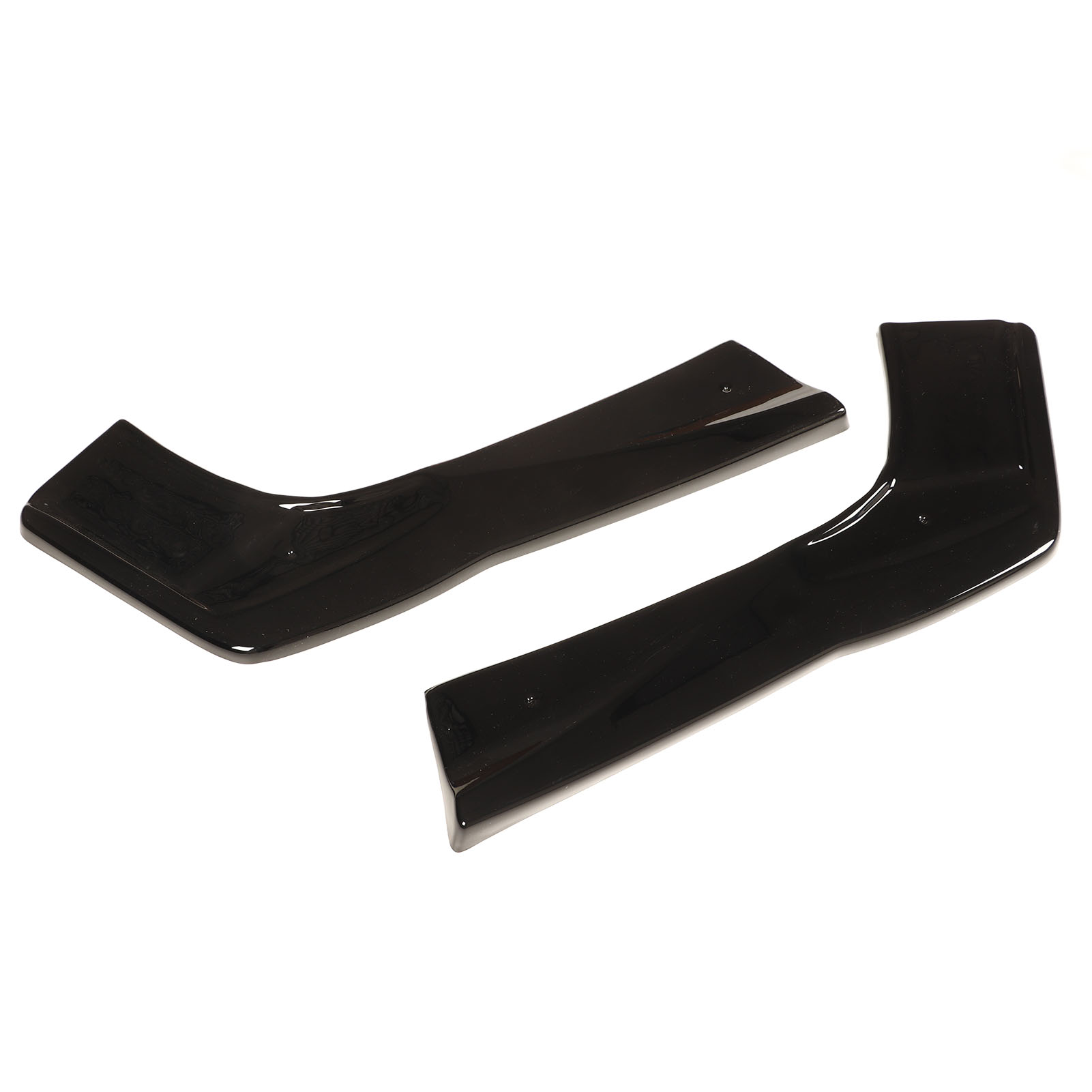Stoßstangen-diffusor-kit, 2-teilig, Heckspoiler-splitter, Glänzend Schwarz, C118 Cla35 Cla45, Ersatz-seitenflügelspoiler, Kompatibel Mit Mercedes Cla-klasse
