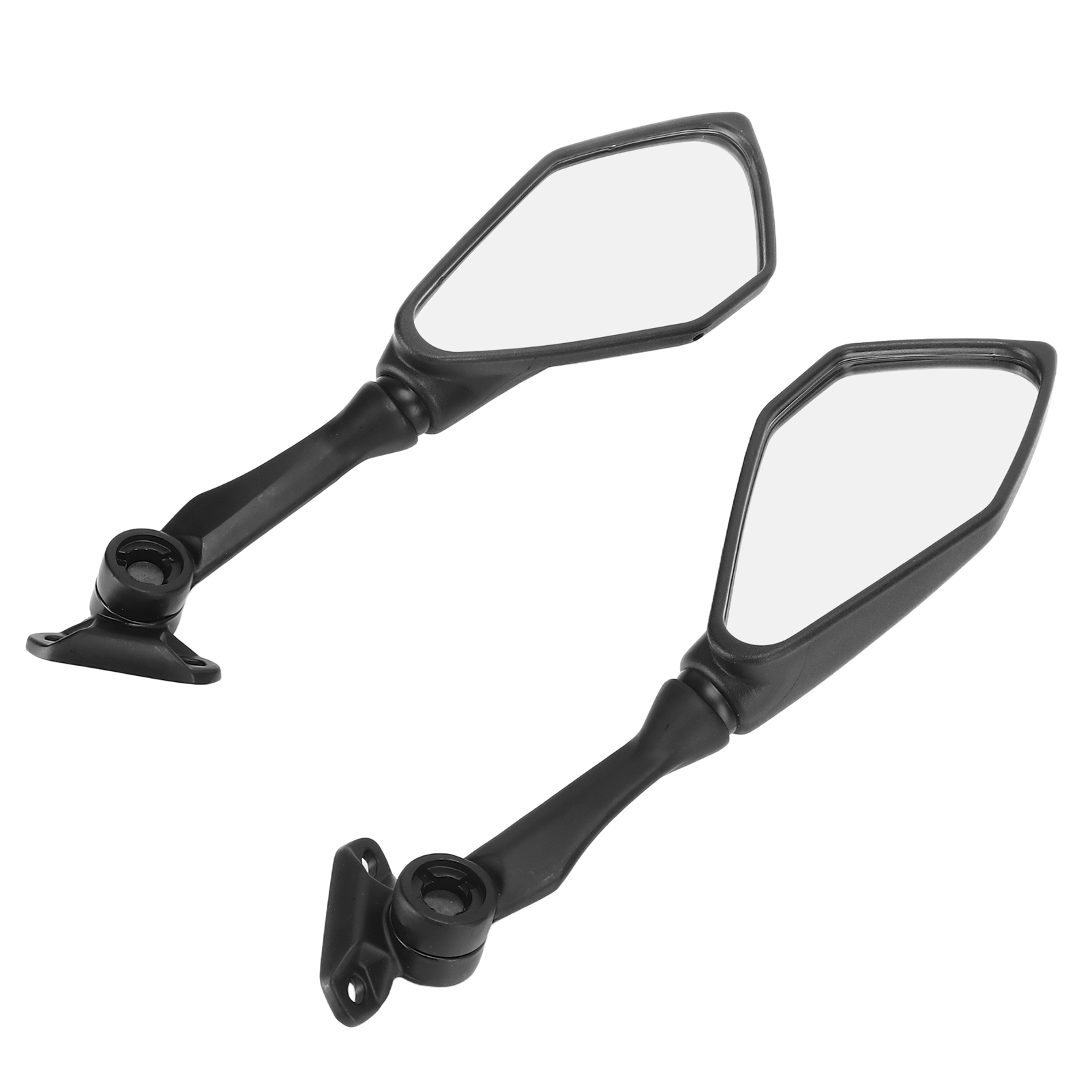 Schwarze, Klappbare Motorrad-rückspiegel, Kompatibel Mit Ninja 300, 250, Zx6r, 636, 300r, Ex300 Abs (2011–2018), Paar (ersatz).