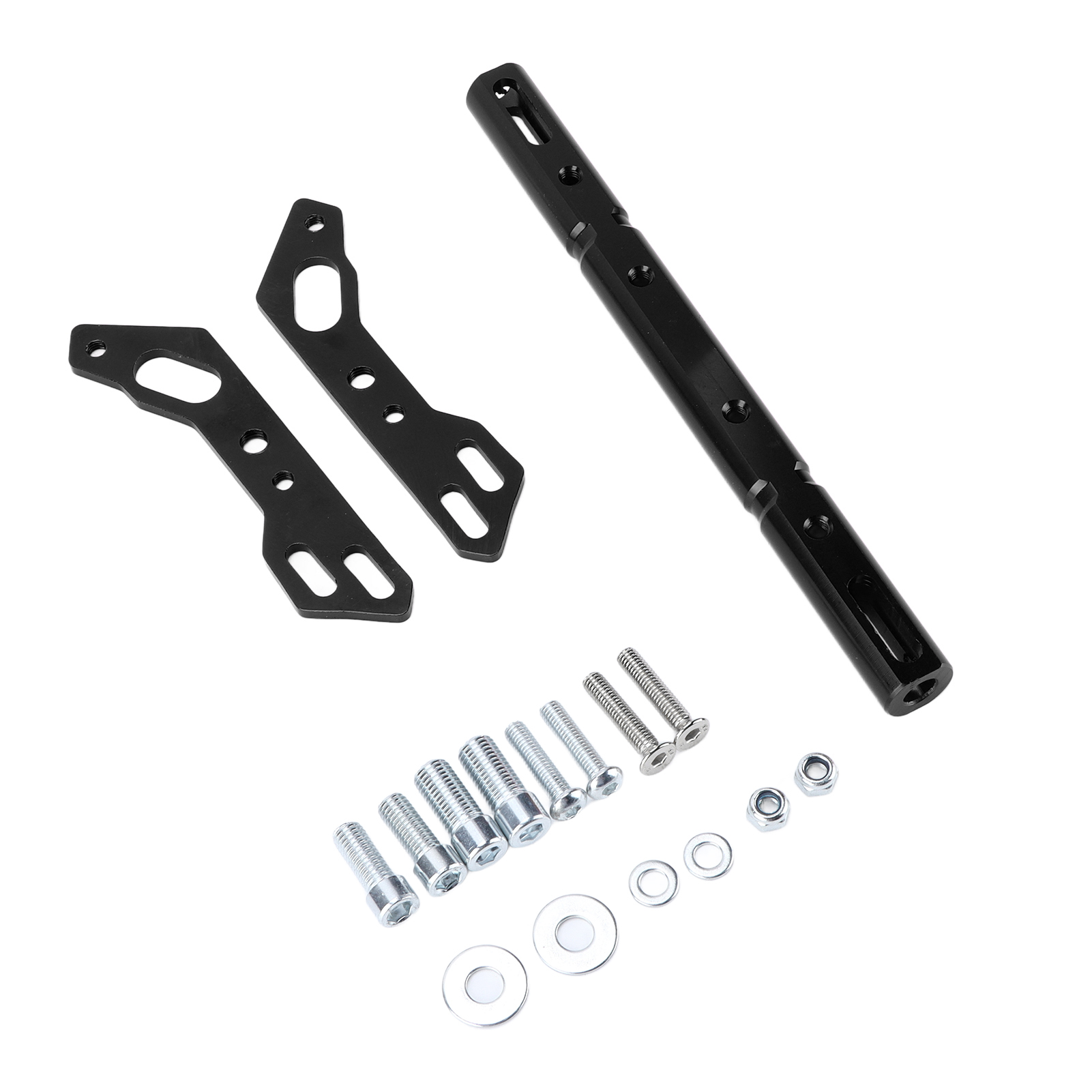 Universeller, Schwarzer, Verstellbarer Lenkerverstärkungsbügel Aus Aluminium Für Motorräder, Geeignet Für Mountainbikes Und Querträger