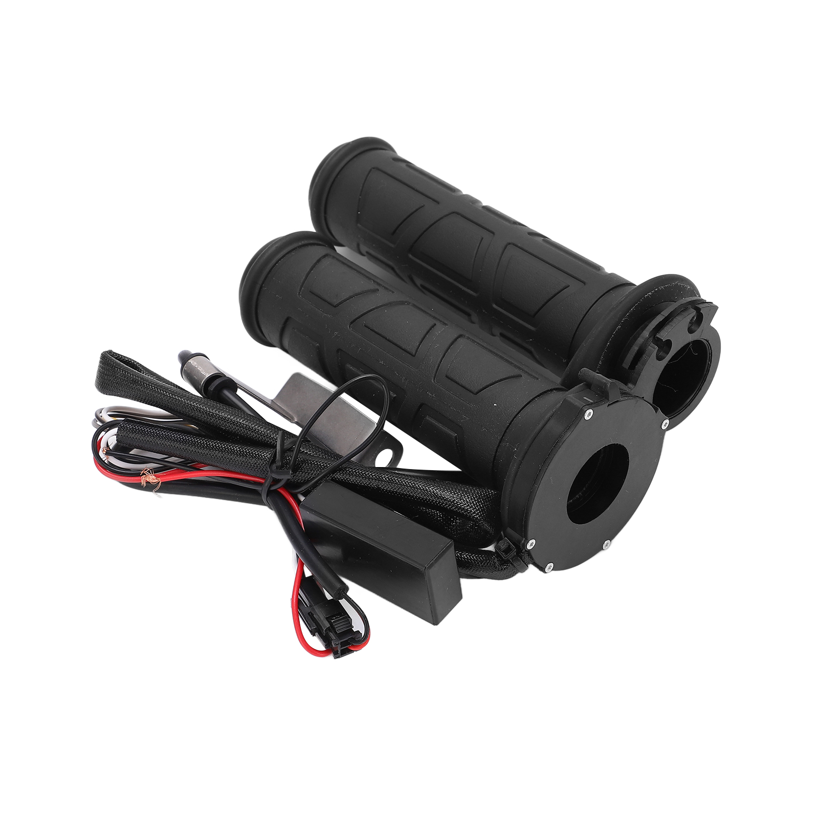 Motorrad-heizgriffe 22 Mm/0,9 Zoll, Intelligente Temperaturregelung, Schwarz 12 V 15-35 W, Rutschfester Griff, Paar.