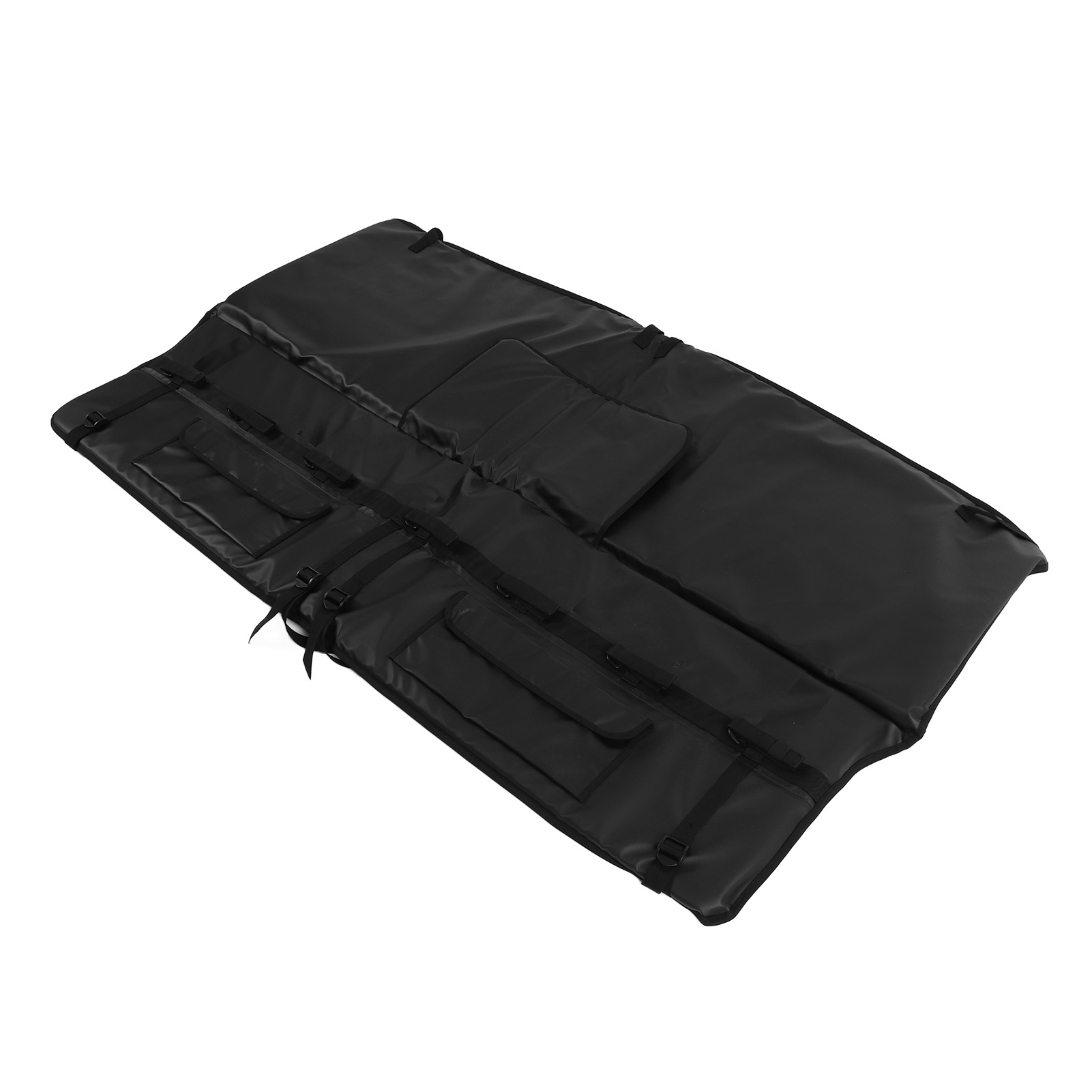 62 Zoll Wasserdichter Heckklappenschutz Mit 2 Werkzeugtaschen Für 7 Atvs, Robuste Und Langlebige Outdoor-kofferraumabdeckung.