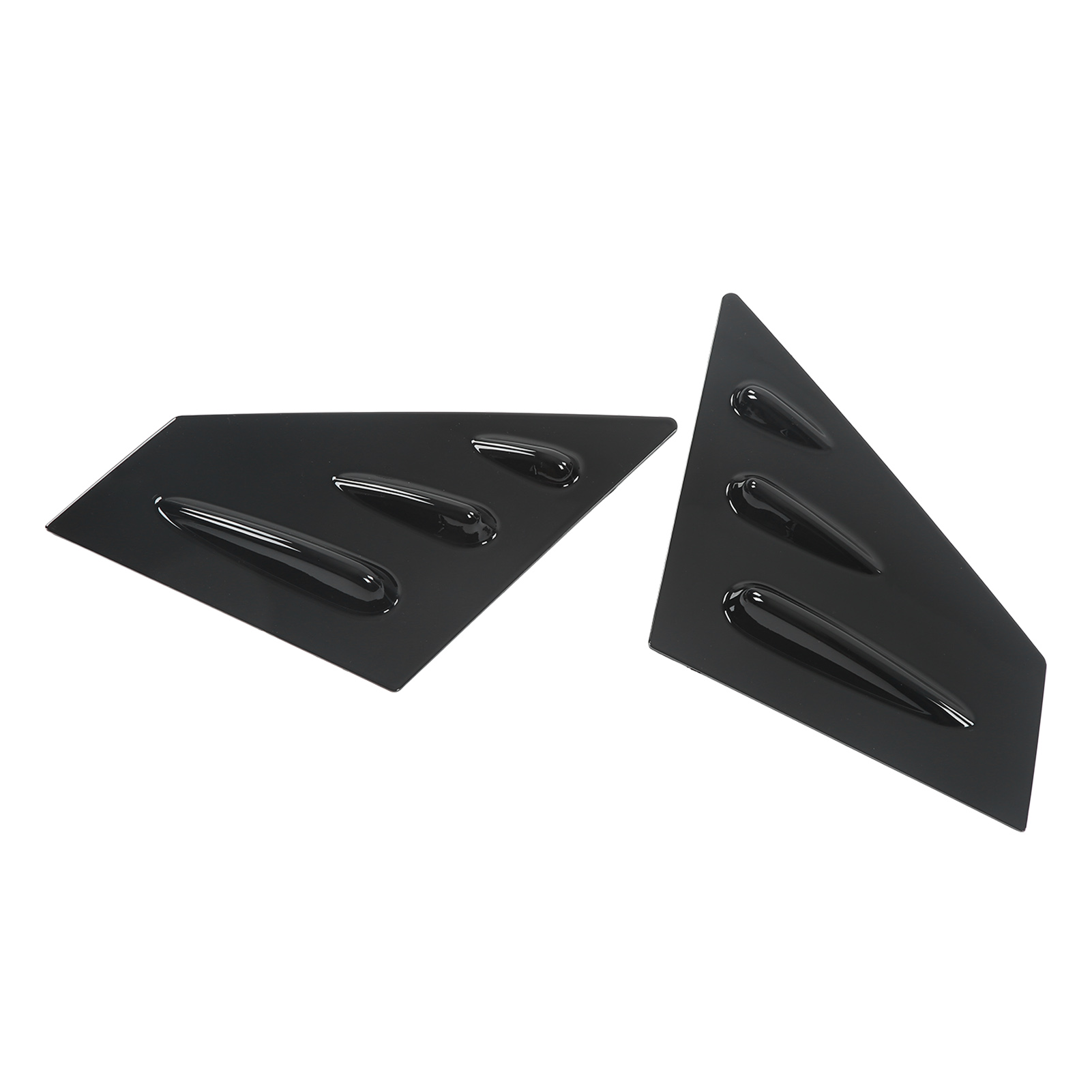 Außenspiegel-seitenspoiler-abdeckungen, Ersatz Für Subaru Wrx Sti (2015–2021), Schwarz, 2er-set