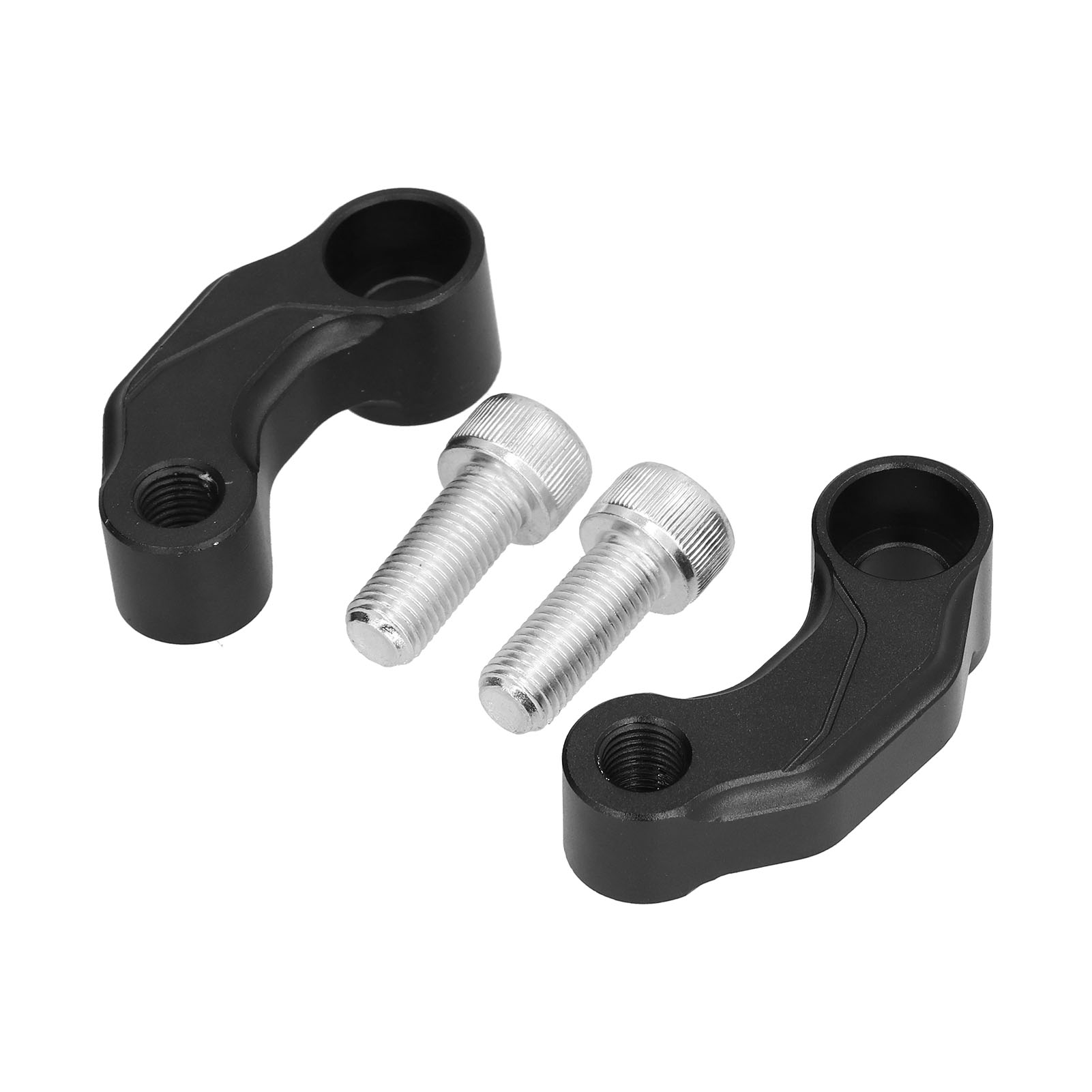 2-teilige Schwarze Seitenspiegelverlängerung Für Suzuki V-strom Dl1000 2014-2019, Ersatzspiegel-set, Kompatibel Mit Motorrädern.
