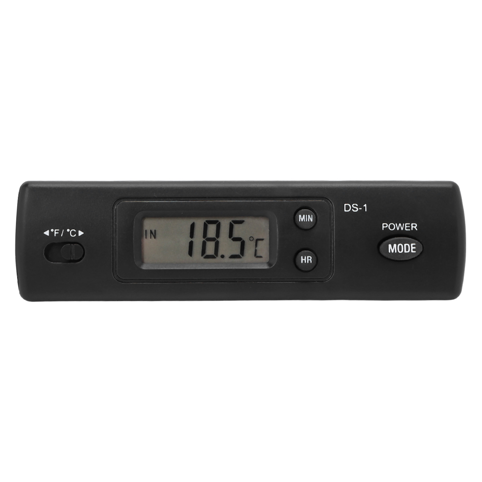 Digitale Autouhr Mit Thermometer, Multifunktionalem Led-display, Hohe Genauigkeit, Elektronische Uhr Für Das Armaturenbrett, 12v/24v.