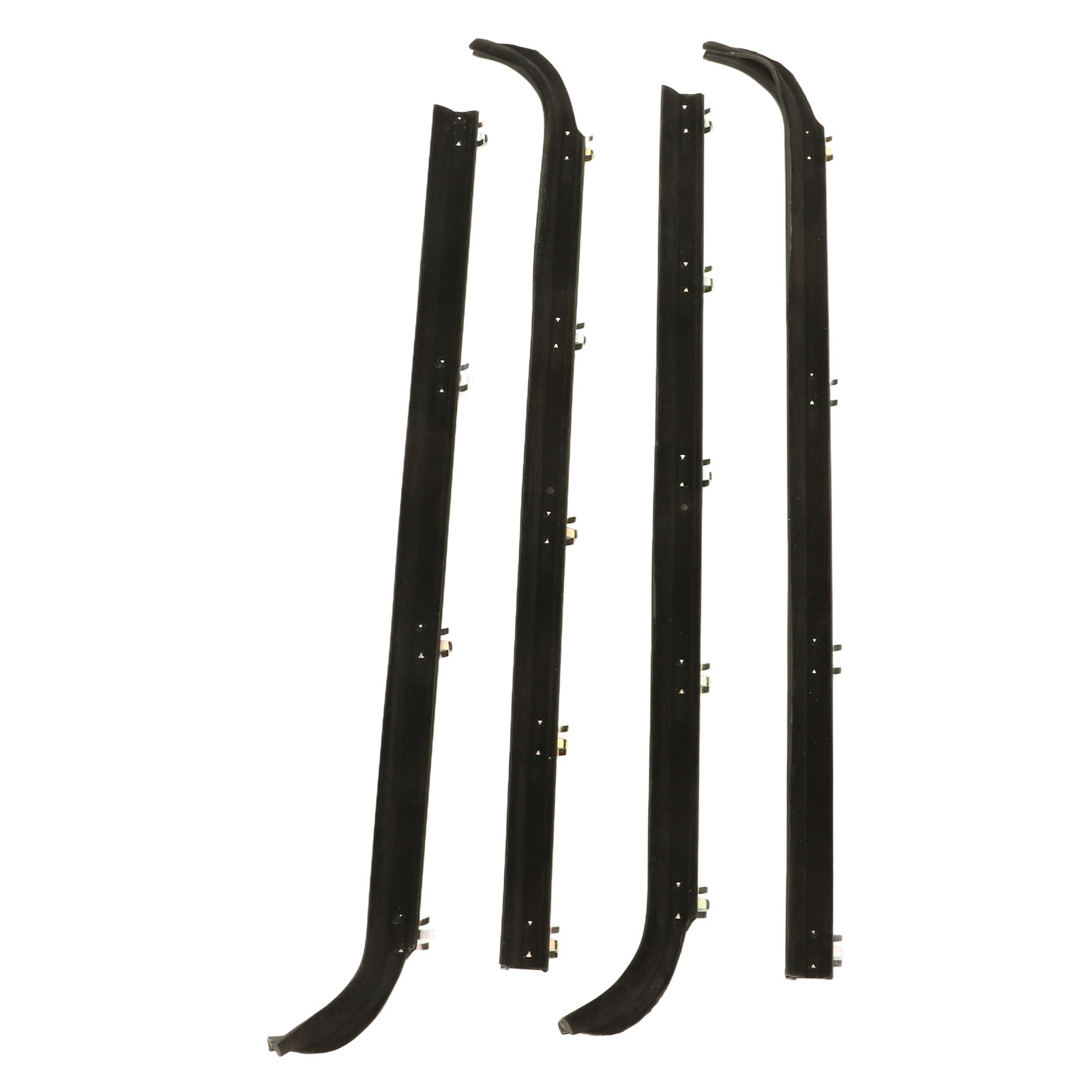 Schwarze Frontscheibendichtung, 4 Stück, F2tz1521456a, Wasserdichter Und Geräuschloser Ersatz Für Ford Bronco 1987-1996