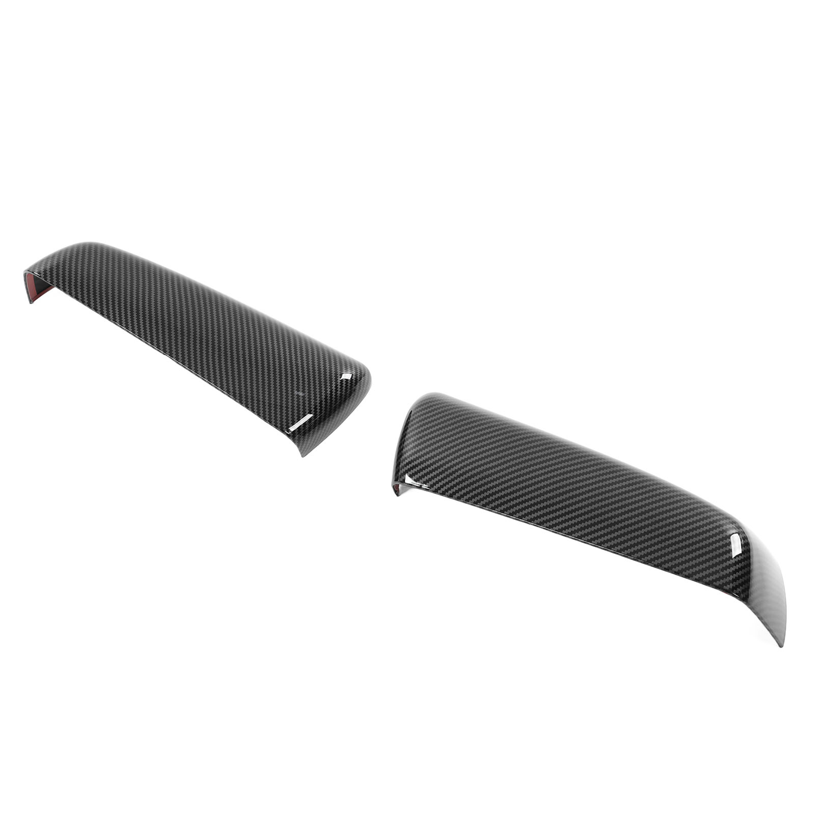 Außenspiegelabdeckung Aus Kohlefaser, Ersatzteil Vorne Oben Links/rechts, Passend Für Chevrolet Silverado 1500 (2019–2022), Kohlefaser-optik
