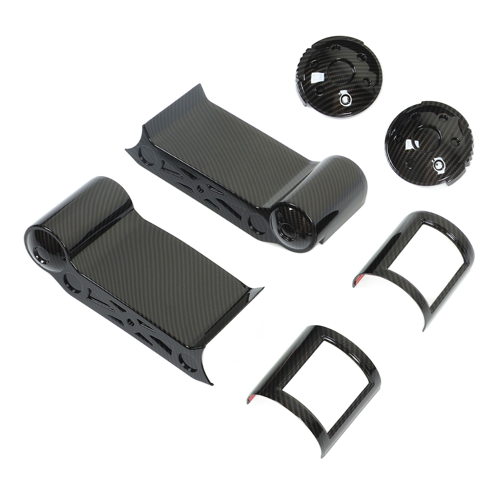 Seitliche Lüftungsschlitze Aus Kohlefaser Für Toyota Fj Cruiser Xj10 (2007–2021), Zierleisten Im Carbon-look, Autoinnenausstattung