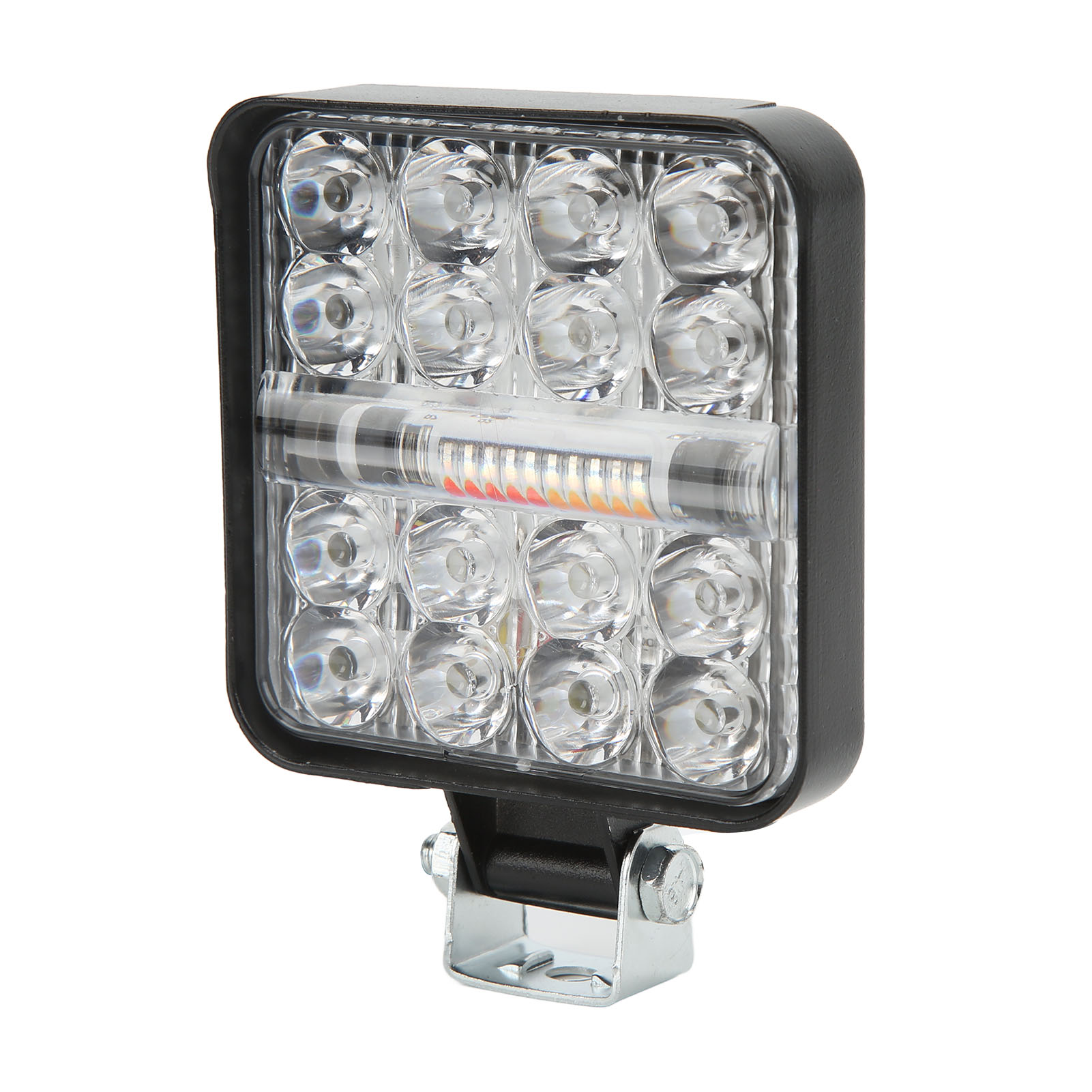 48w 3000lm Quadratische Led-arbeitsleuchte, Ip67 Wasserdicht, Universelle 9v-60v Fernlichtleuchte Mit Stroboskopmodus Für Auto, Motorrad, Lkw, 4x4.