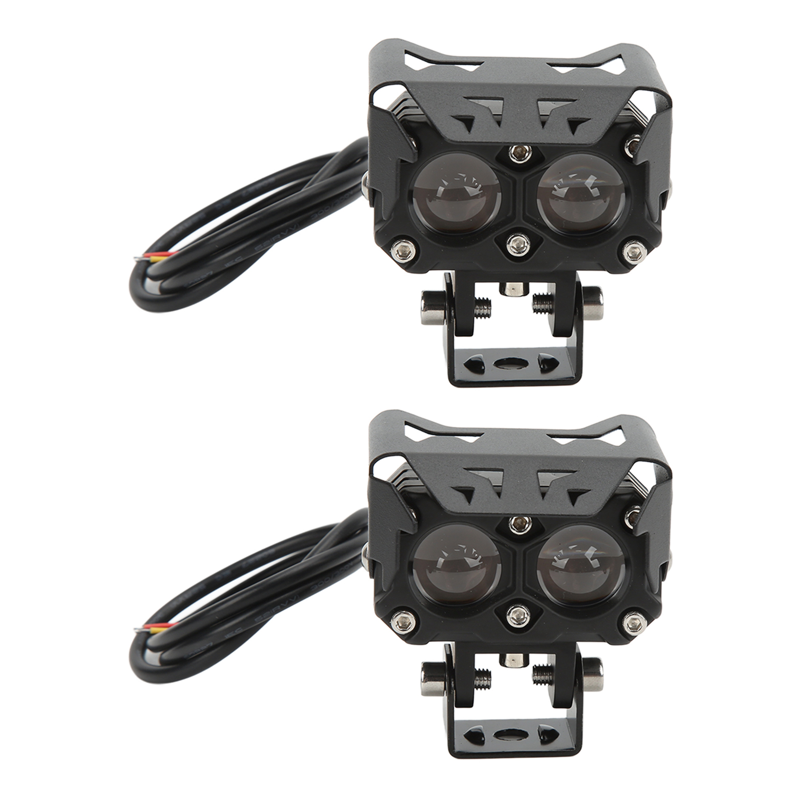 12-20v Led-motorradbeleuchtung, Weißer Projektor, 4500lm, Gelbe Nebelscheinwerfer, Ip67 Wasserdicht, Für Lkws Und Suvs