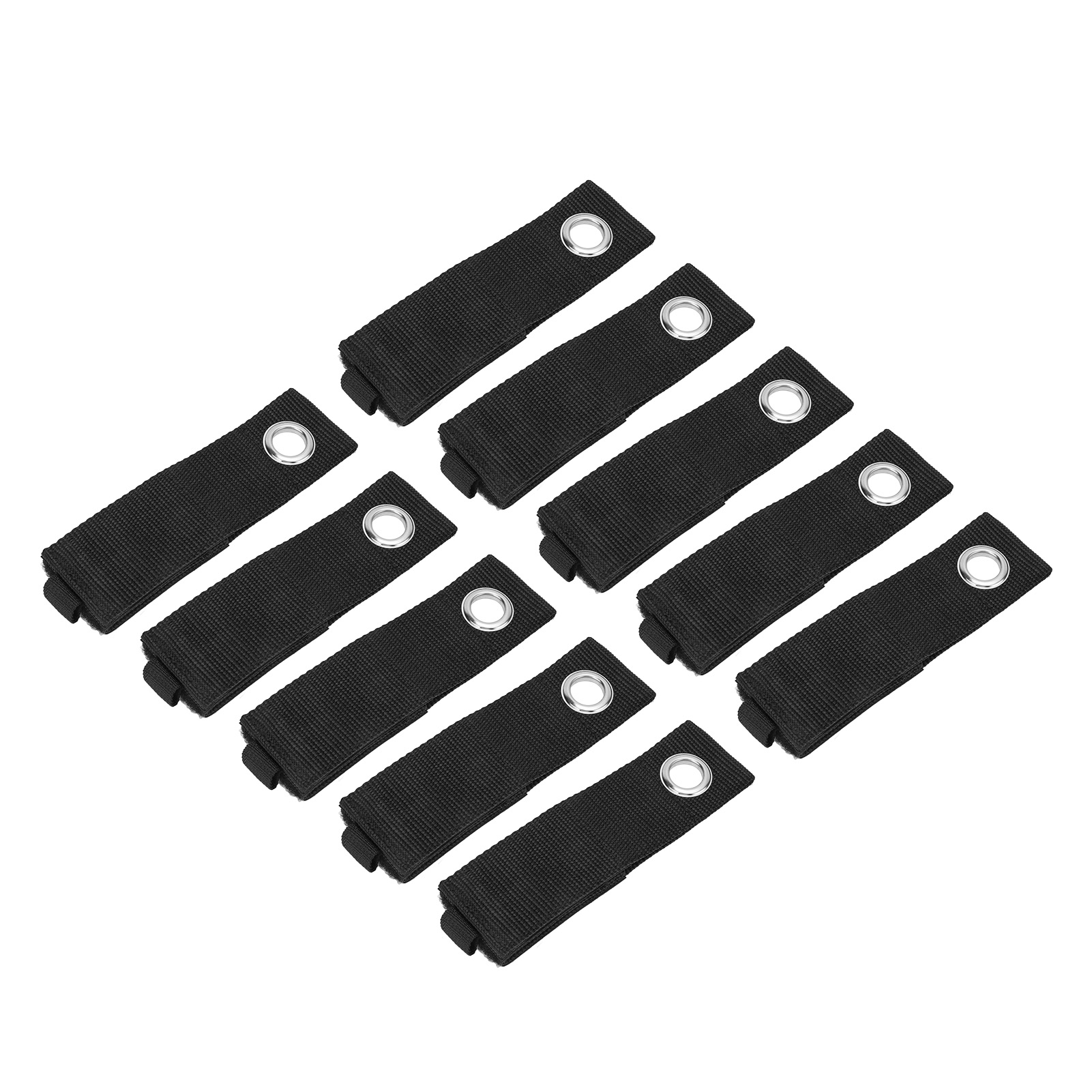 Packung Mit 10 Selbstklebenden Aufbewahrungsgurten, Wiederverwendbaren Kabelorganisatoren, Kabelbindern, Klettverschlüssen Für Elektrische Kabel, Größe L, Starker Halt.