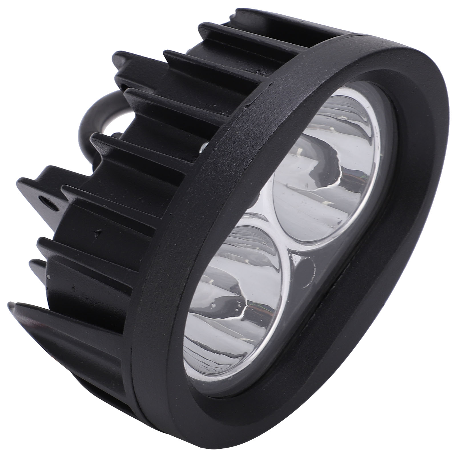 20-w-led-doppelscheinwerfer (10 Cm), Wasserdichte Arbeitsleuchte Für Auto, Lkw, Atv, Boot, Motorrad, Schwarz, 2-teiliges Set
