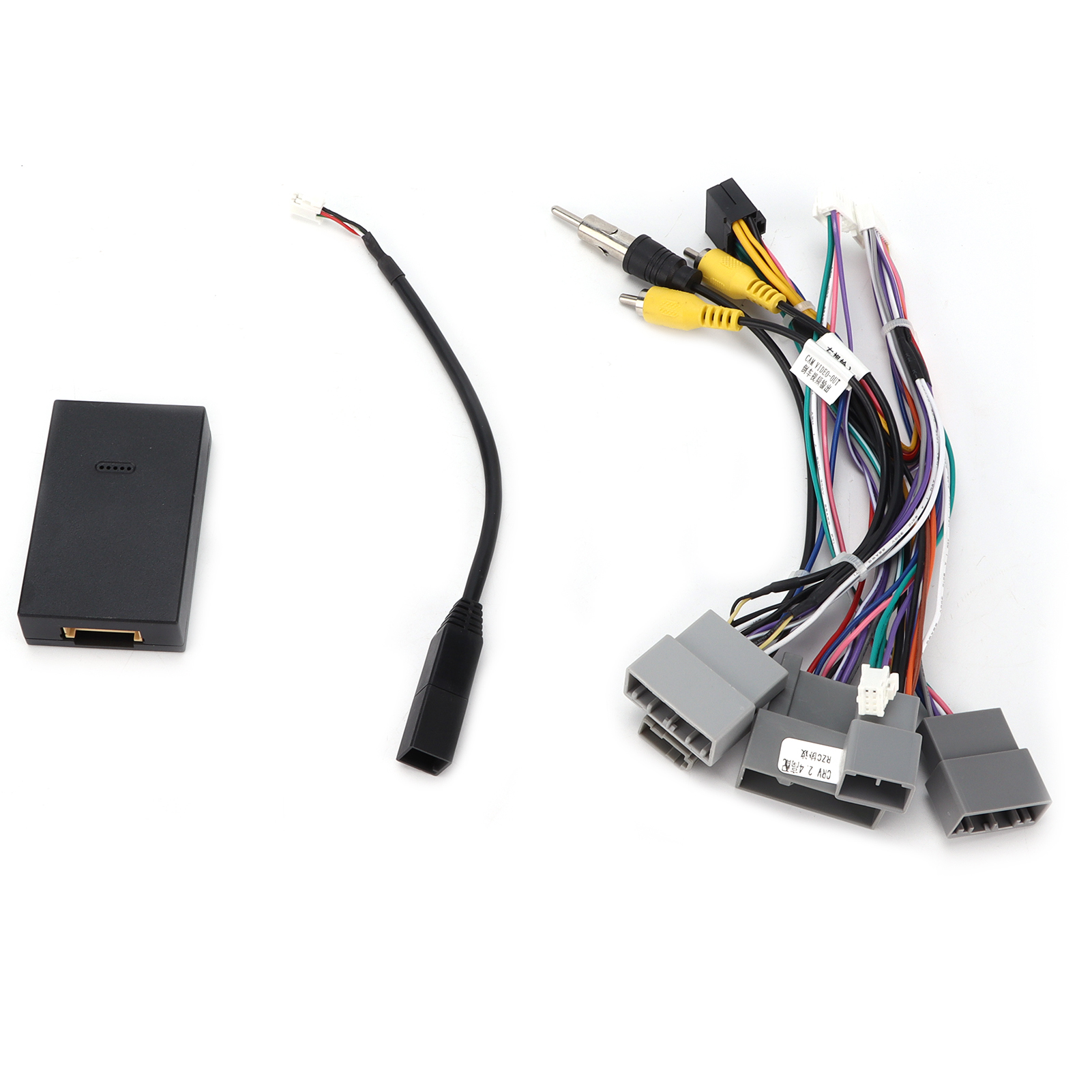 16-poliger Audioadapter-kabelbaum Mit Canbus-box, Stromkabel Für Android-autoradios, Kompatibel Mit Crv 2.4 Und Civic, Anschlussset