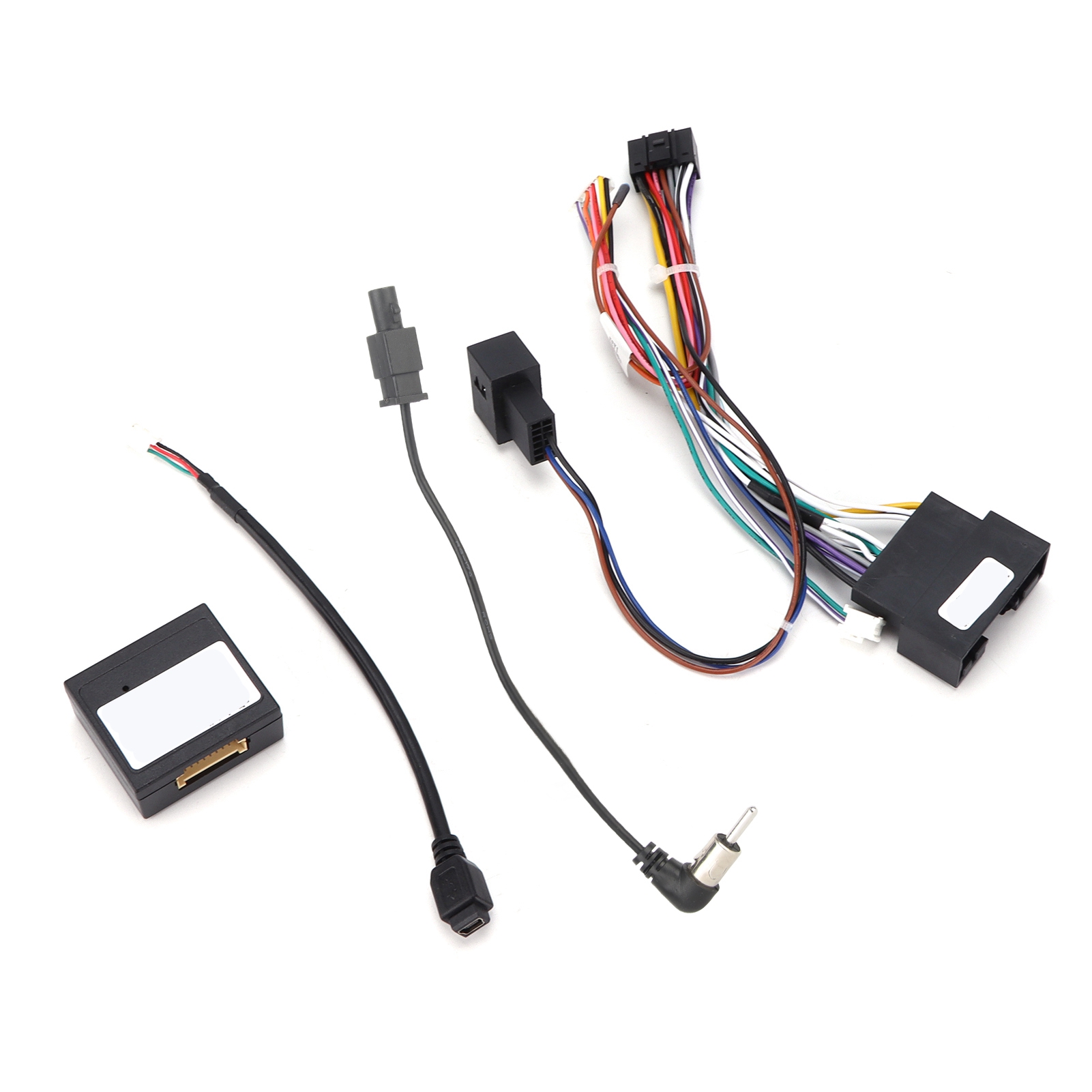 16-poliger Adapterkabelsatz Mit Canbus-box Für Ford Focus Kuga Edge Autoradio, Audioanschluss, Direkter Ersatz, Robuster Kabelbaum.