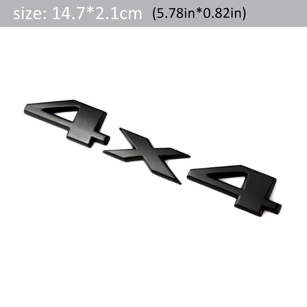4x4 Emblem Aufkleber 3d Auto Logo Tuning Style Dekorativer Aufkleber Lkw Suv Außenzubehör Strapazierfähiger Klebstoff