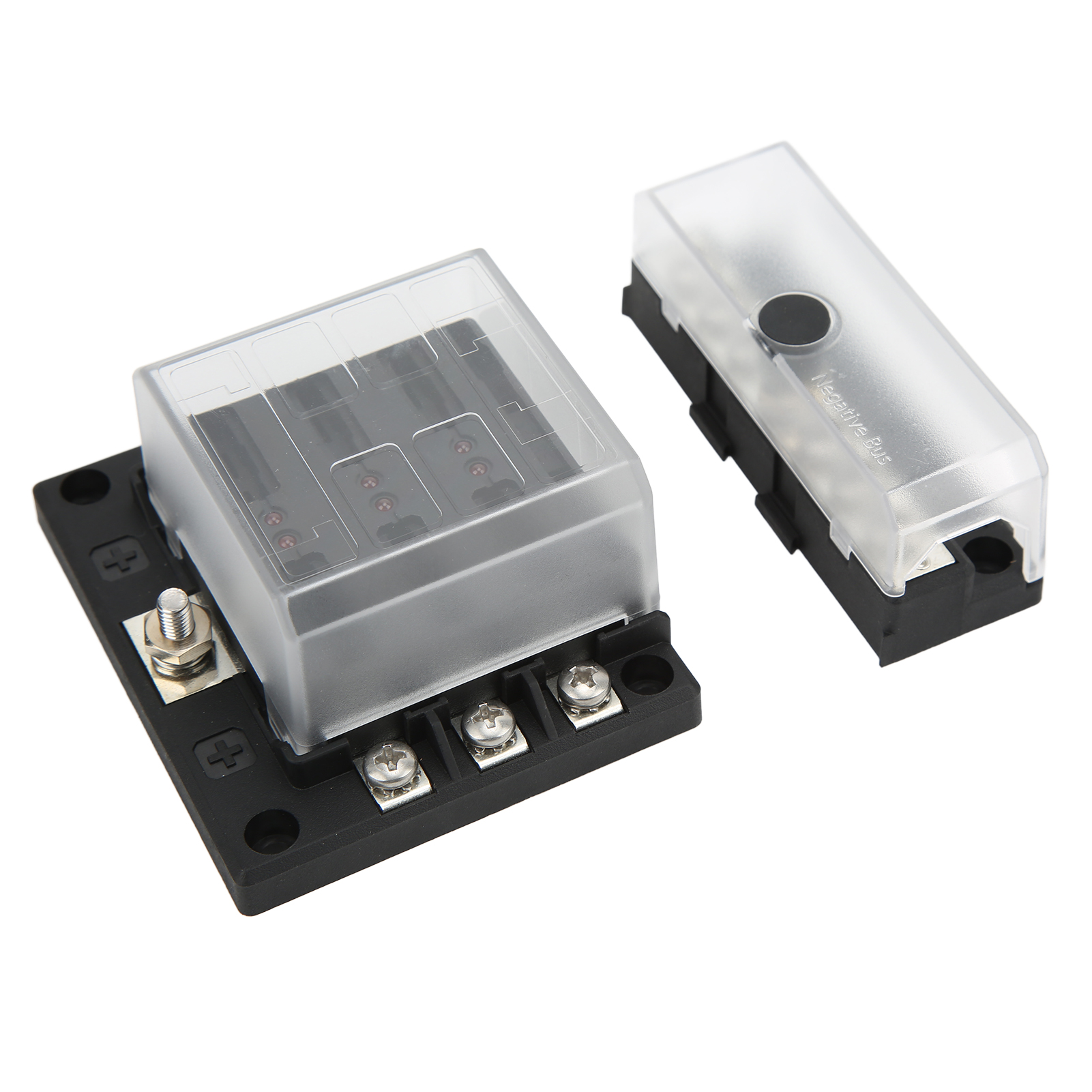 6-fach-flachsicherungskasten Atp/atc/ato Mit Led-anzeige, Wasserdicht, 10–32 V, Für Auto, Wohnmobil, Boot, Zuhause