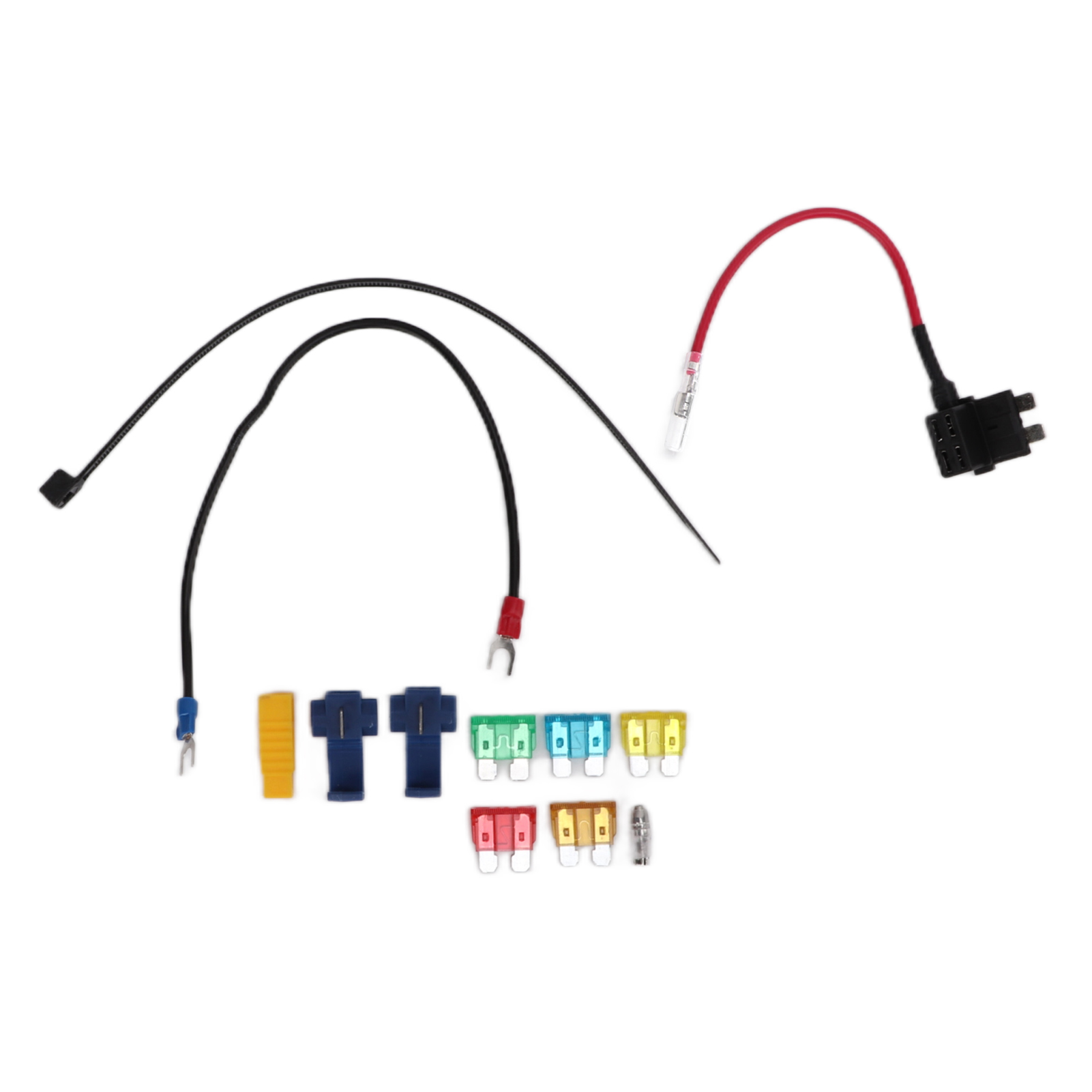 Kfz-flachsicherungshalter Mit 5a-, 10a-, 15a-, 20a-, 25a- Und 30a-sicherungen Für Autos, Boote Und Lkw