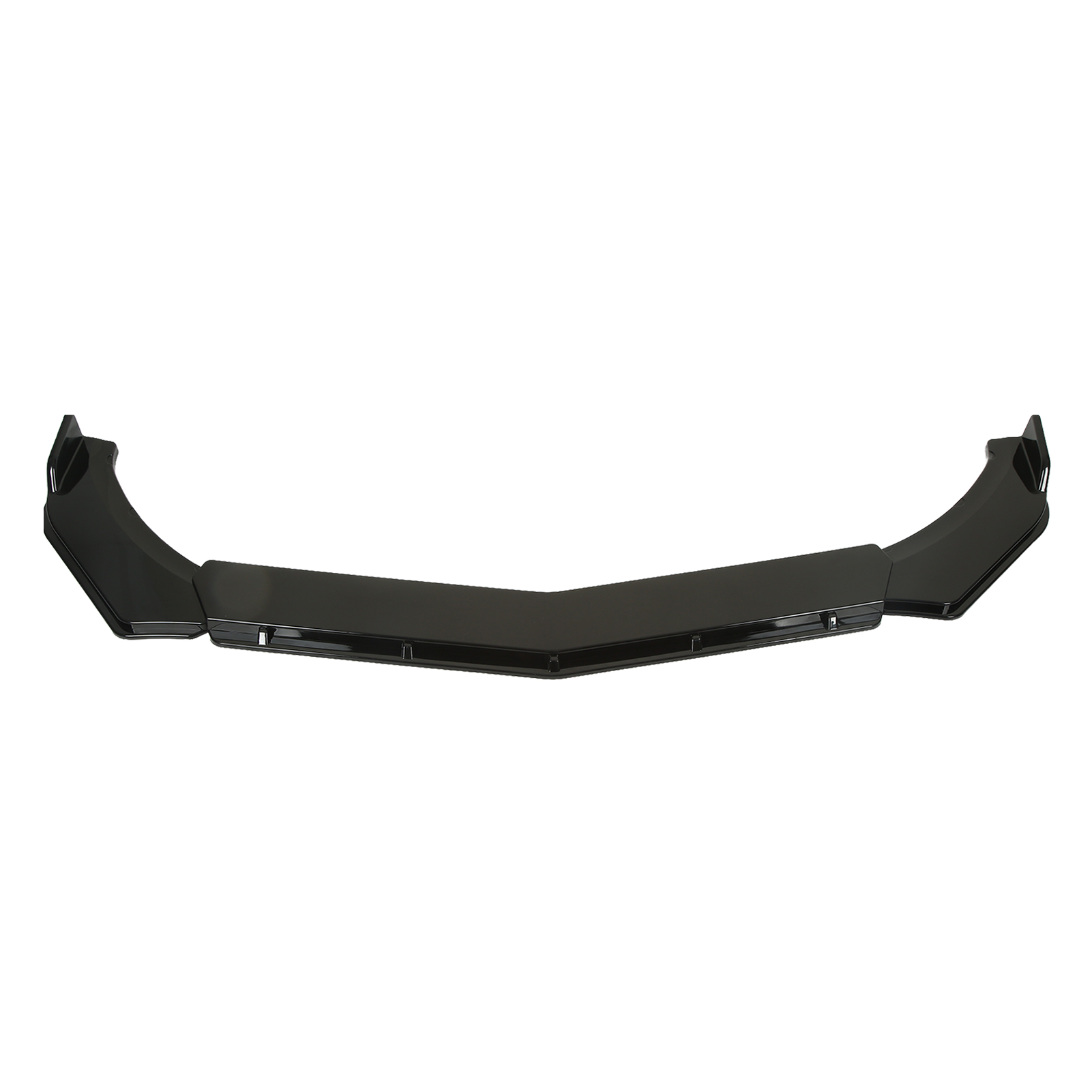 3x Unterer Frontspoiler Lippe Kinn Schwarz Flexibel Verstellbar Universal Kratzfest Für Autostoßstange