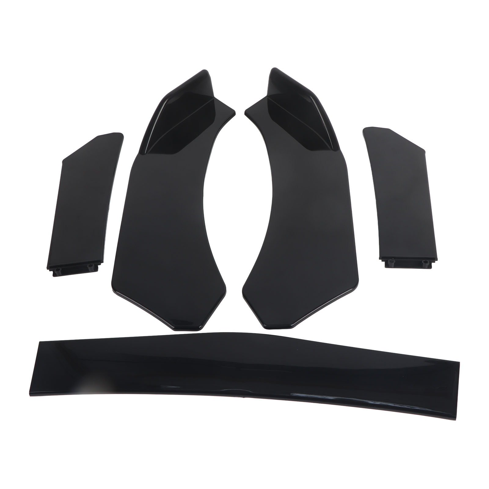 5-teiliges Set Universeller Frontspoiler-lippensplitter-diffusoren-entenschnabel-schmutzfänger Für Autos
