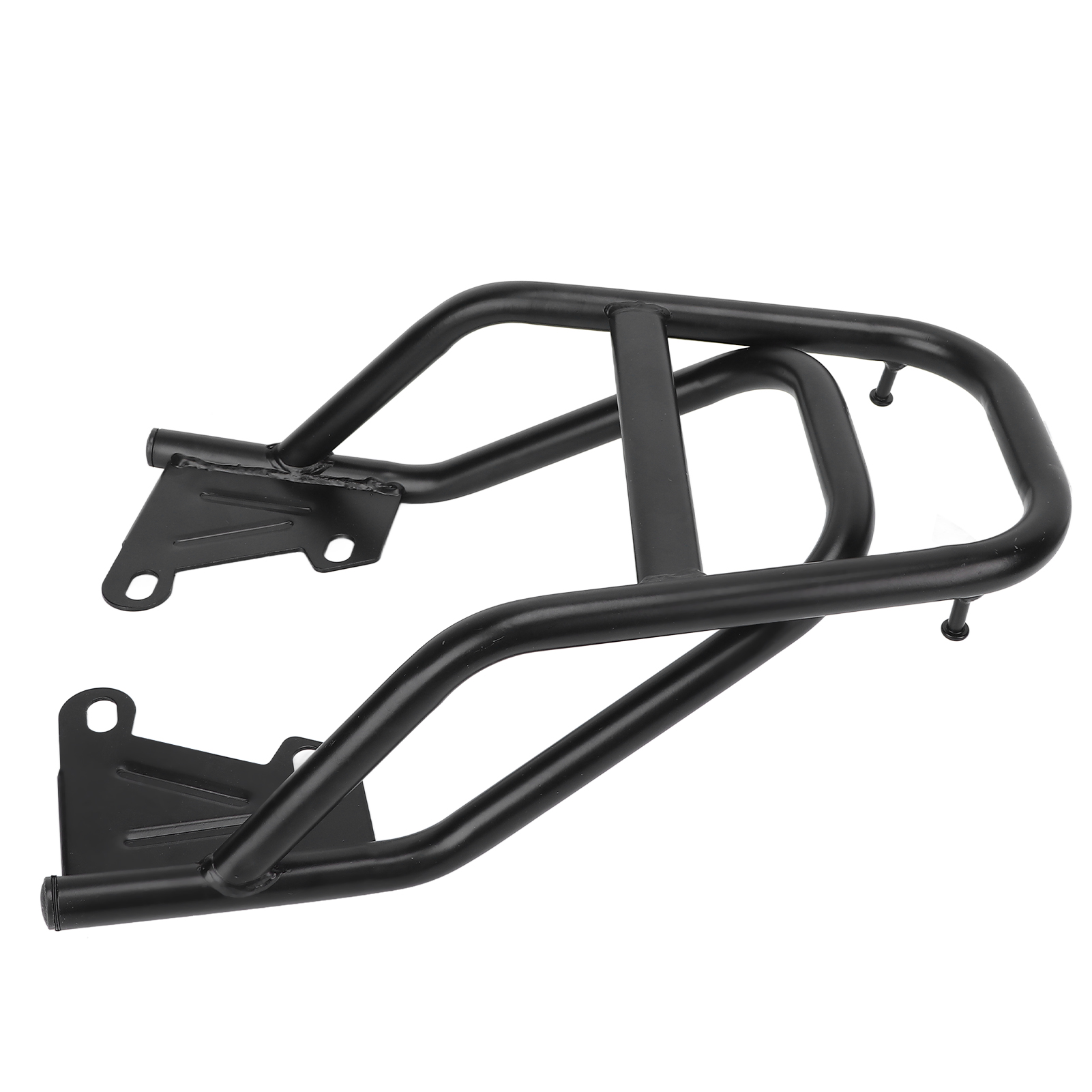 Motorrad-gepäckträgerhalterung Aus Schwarzem Eisen Für Grom Msx125 M3, Universelle Topcase-halterung, Verstärkter Gepäckträger Hinten, Kompatibles Motorradzubehör.